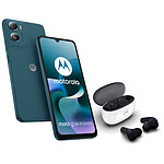 Smartphone Motorola Moto G06 Power Bleu - 256 Go - 4 Go + Moto Buds 2 - Autre vue