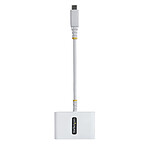 Hub USB StarTech.com Adaptateur Multiport USB-C vers HDMI avec Charge PD 140W - Blanc - Autre vue