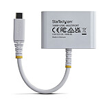Hub USB StarTech.com Adaptateur Multiport USB-C vers HDMI avec Charge PD 140W - Blanc - Autre vue