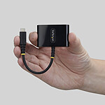 Hub USB StarTech.com Adaptateur Multiport USB-C vers HDMI avec Charge PD 140W - Noir - Autre vue