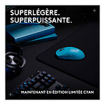 Souris PC Logitech G Pro X Superlight 2 Lightspeed - ÉDITION LIMITÉE Cyan - Autre vue