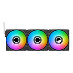 Ventilateur Boîtier Thermaltake CT120 EX INFINITY ARGB Sync x 3 - Noir - Autre vue