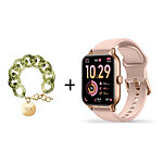 ICE Watch ICE fit RT 3.0 - Rose-Gold Nude + Bracelet Chaine Opaline Vert