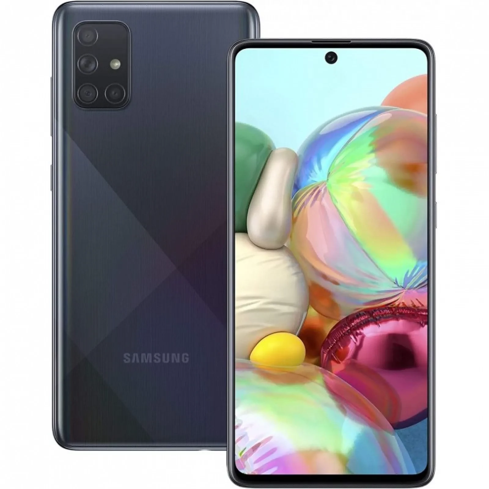 Smartphone reconditionné Samsung Galaxy A71 Dual Sim 128 Go - Noir - Débloqué · Reconditionné - Autre vue