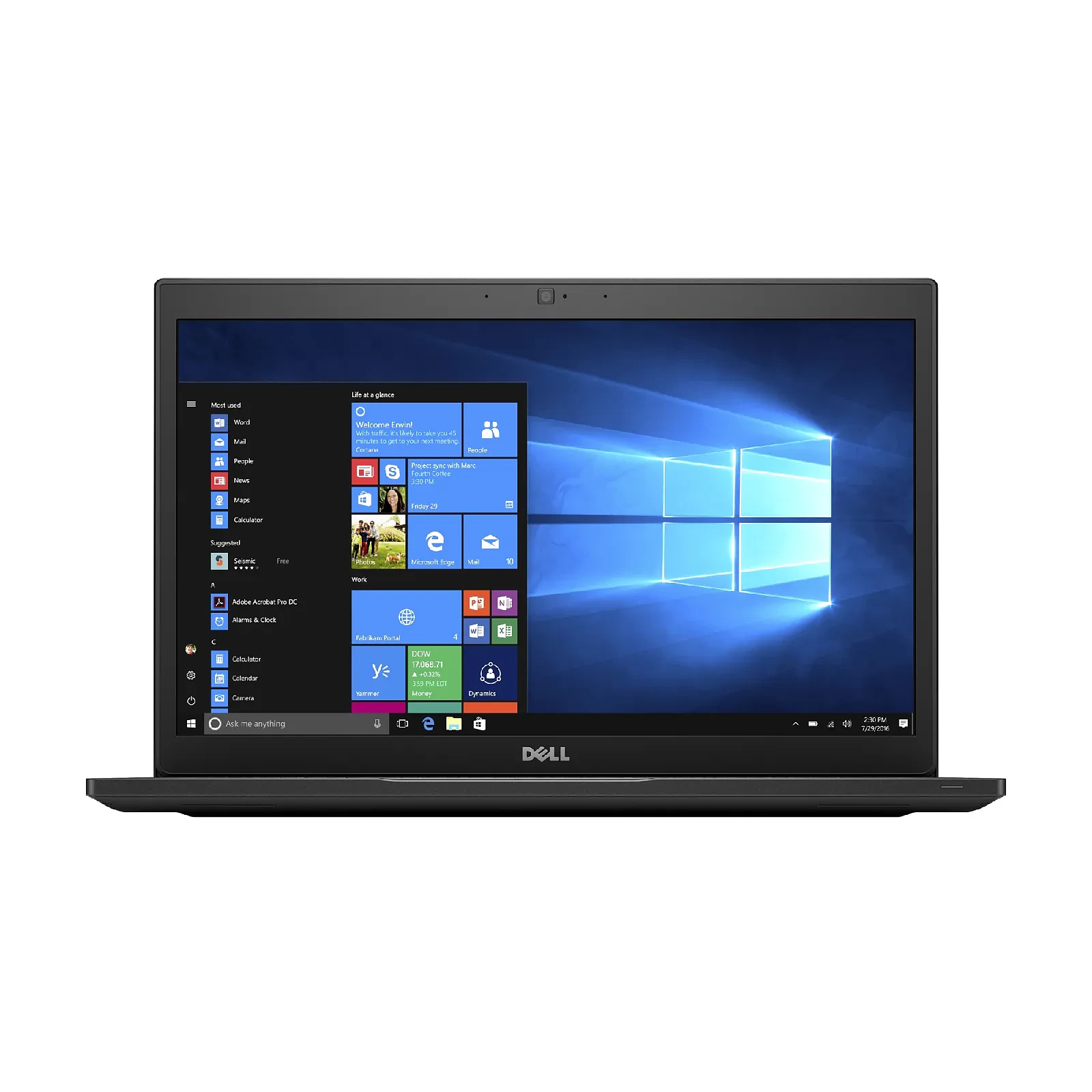 PC portable reconditionné DELL Latitude 7490 14" Core i5 1,7 GHz - SSD 256 Go - 8 Go AZERTY - Français · Reconditionné - Autre vue