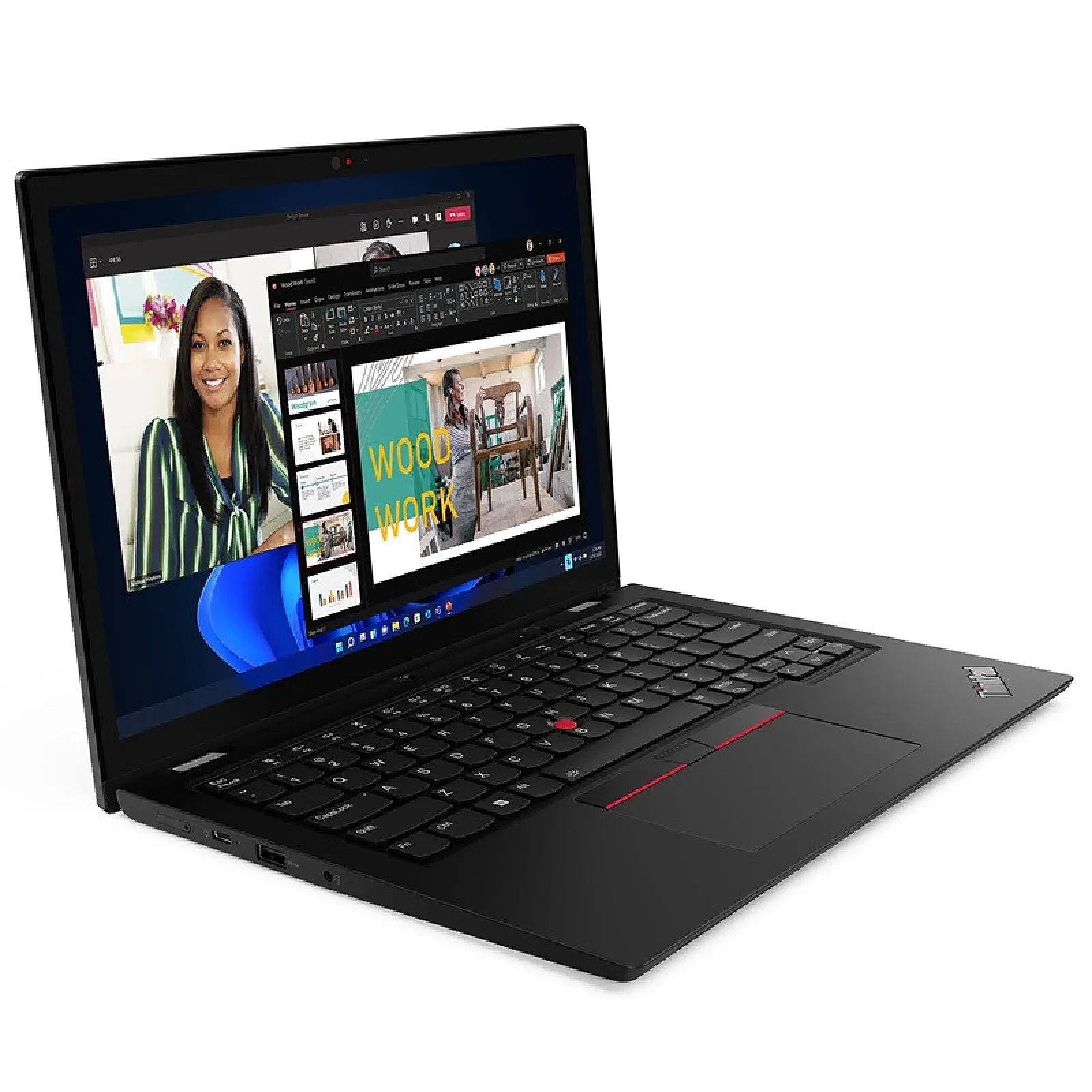 PC portable reconditionné Ordinateur portable convertible tactile 13,3 pouces, Core i3, SSD 256 Go, ThinkPad L13 Yoga Gen 3 · Reconditionné - Autre vue