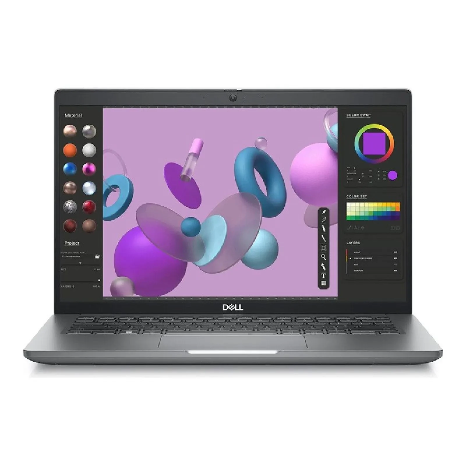 PC portable reconditionné Ordinateur portable i7 16 Go ssd 512 Go Precision 3480 · Reconditionné - Autre vue
