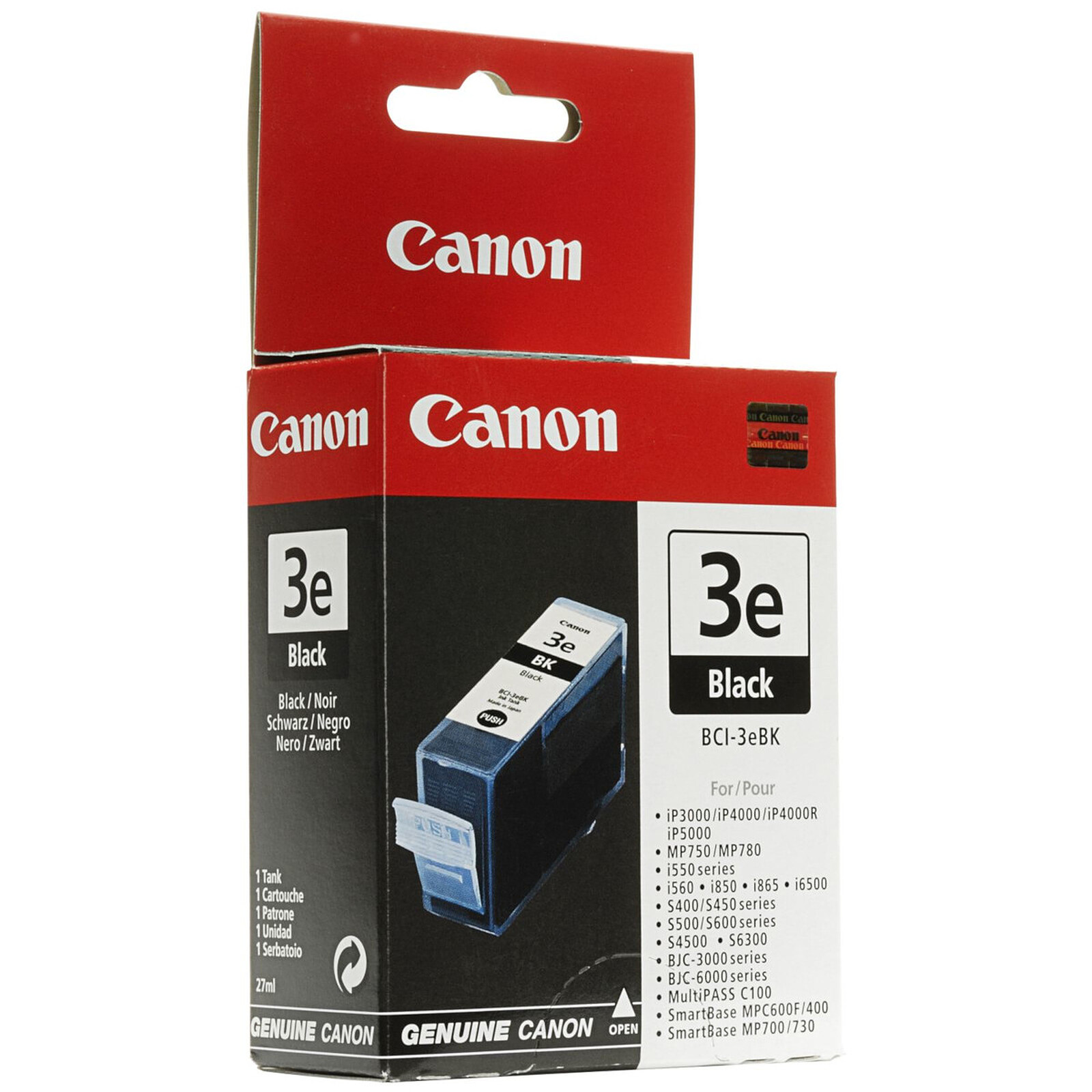 Cartouche d'encre Canon BCI-3eBK - Autre vue