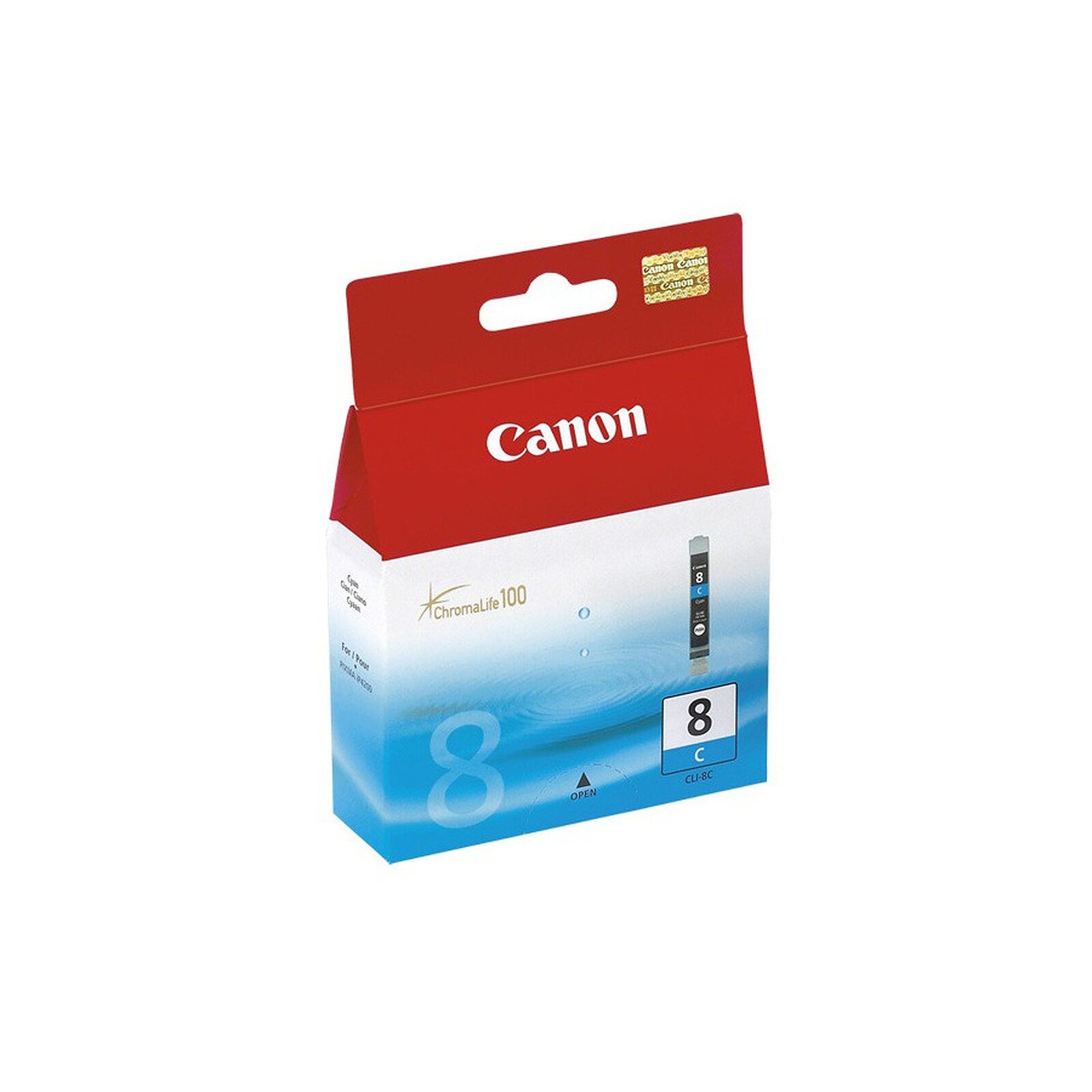 Cartouche d'encre Canon CLI-8C Cyan - Autre vue