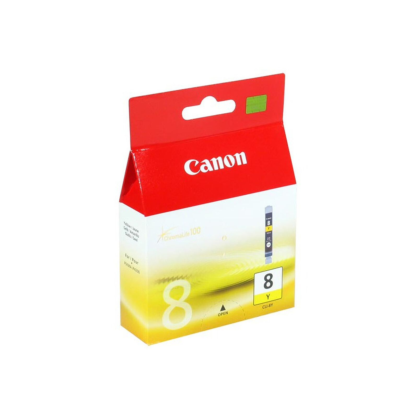 Cartouche d'encre Canon CLI-8Y Jaune - Autre vue