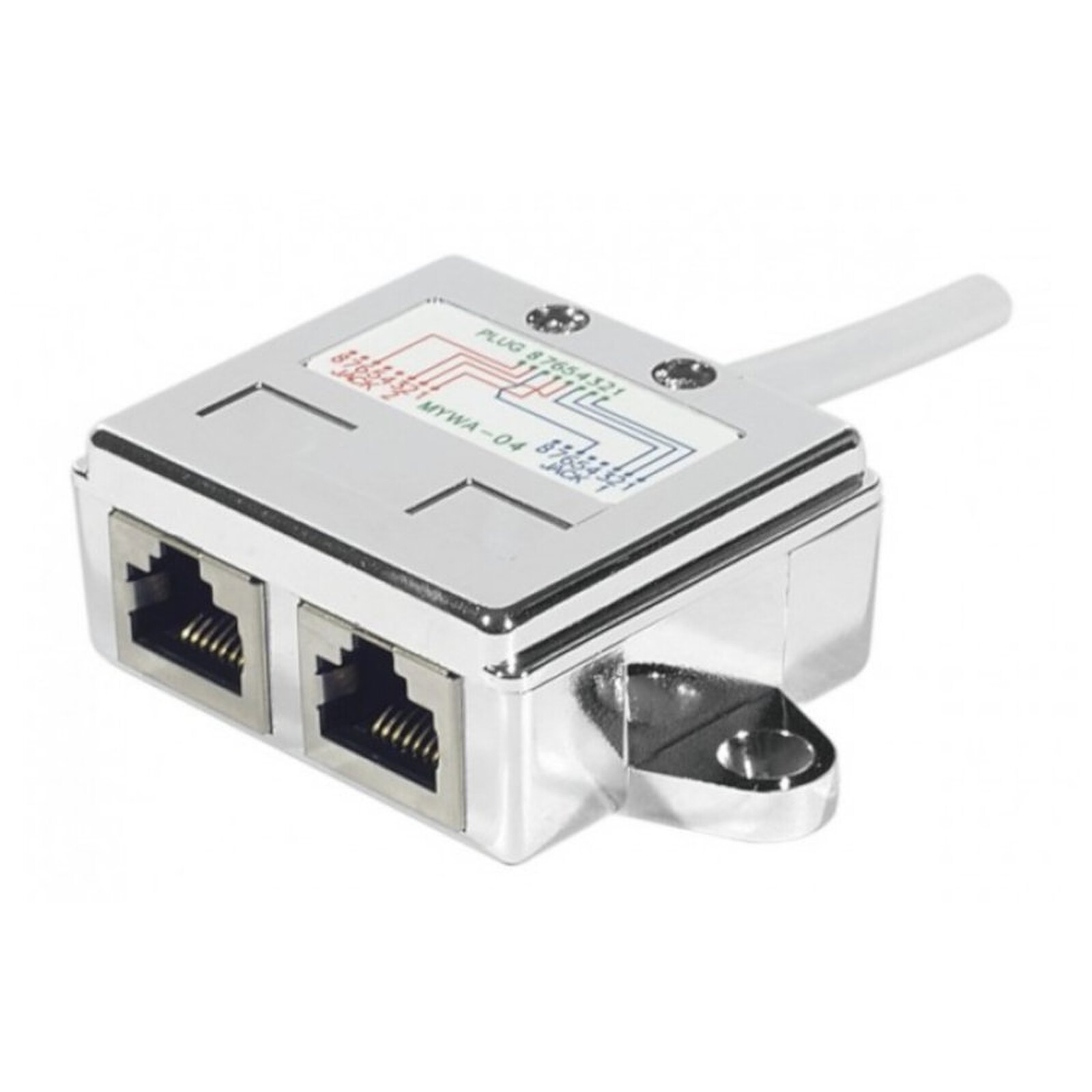 Accessoires RJ45  Eclateur de paires RJ45 Cat.5e STP M/F-F (15 cm) - Autre vue