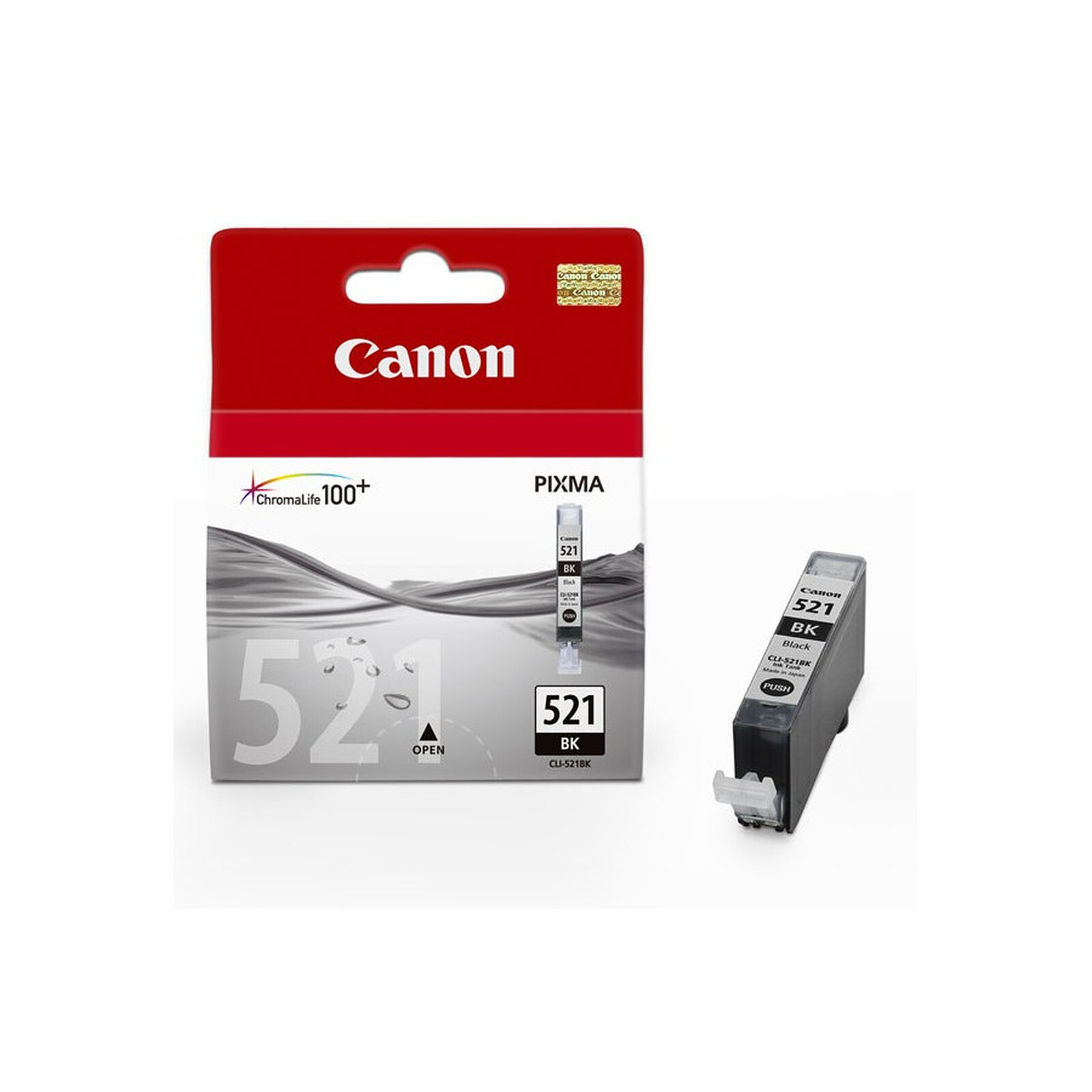 Cartouche d'encre Canon CLI-521BK - Autre vue
