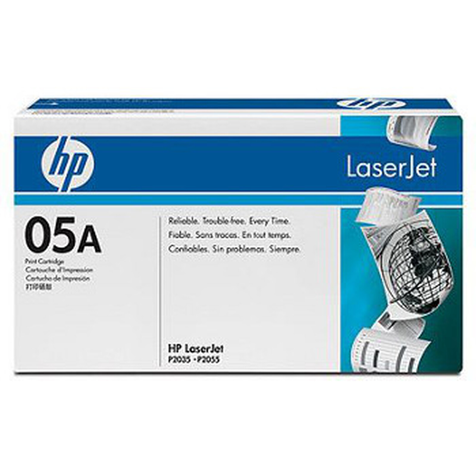 Toner HP 05A (CE505A)  -  Noir - Autre vue