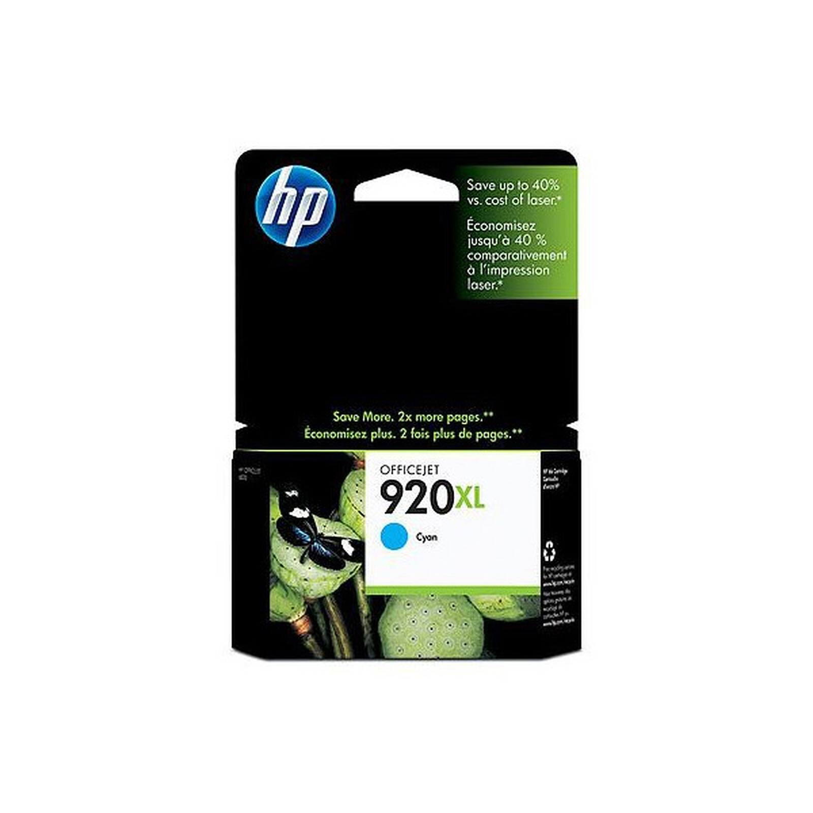 Cartouche d'encre HP Cartouche d'encre n°920XL (CD972AE) - Cyan - Autre vue