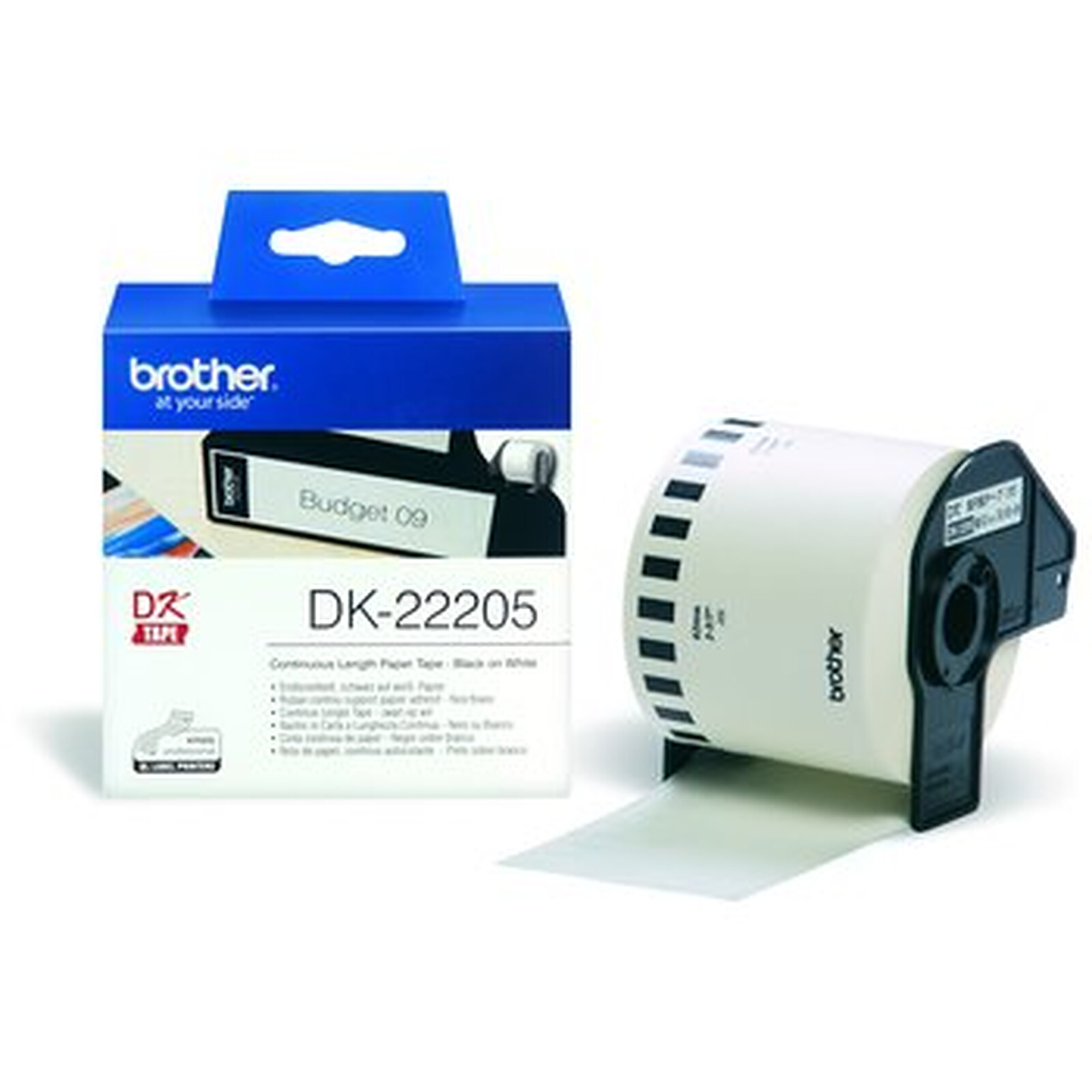 Papier imprimante Brother Ruban grande largeur DK22205 - Autre vue