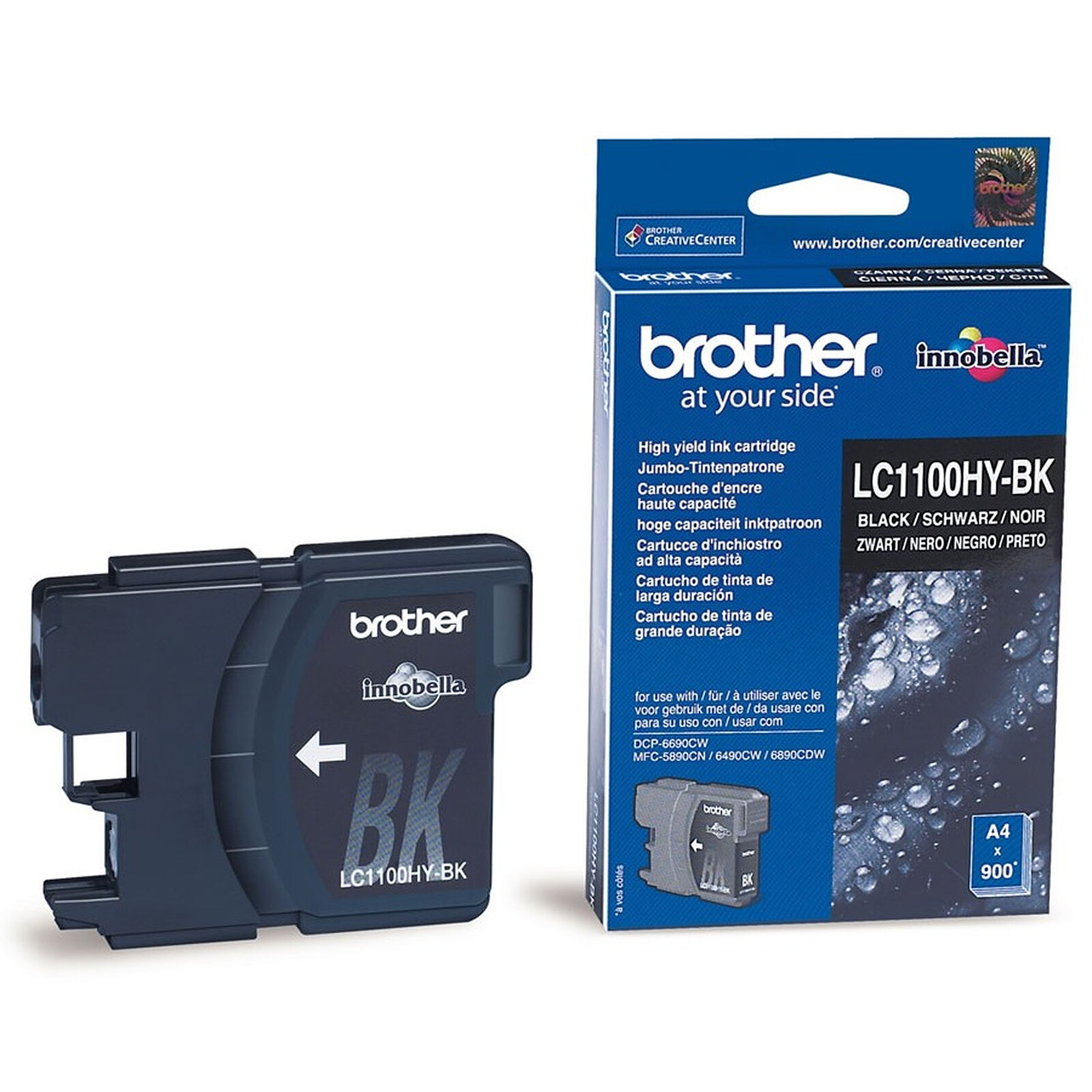 Cartouche d'encre Brother LC1100HY - noir haute capacité - Autre vue