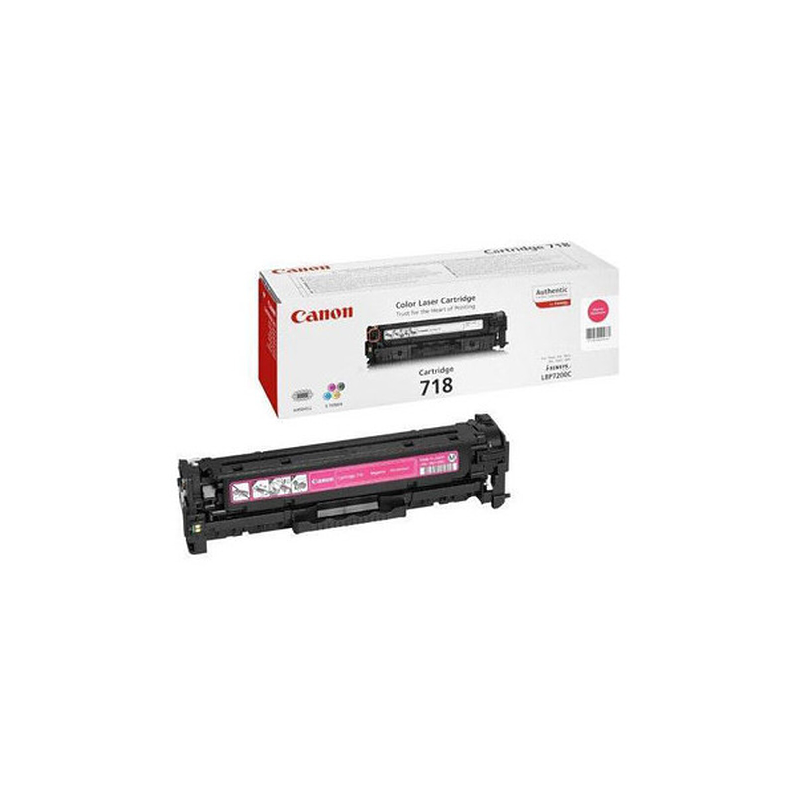 Toner Canon 718 - Magenta - Autre vue