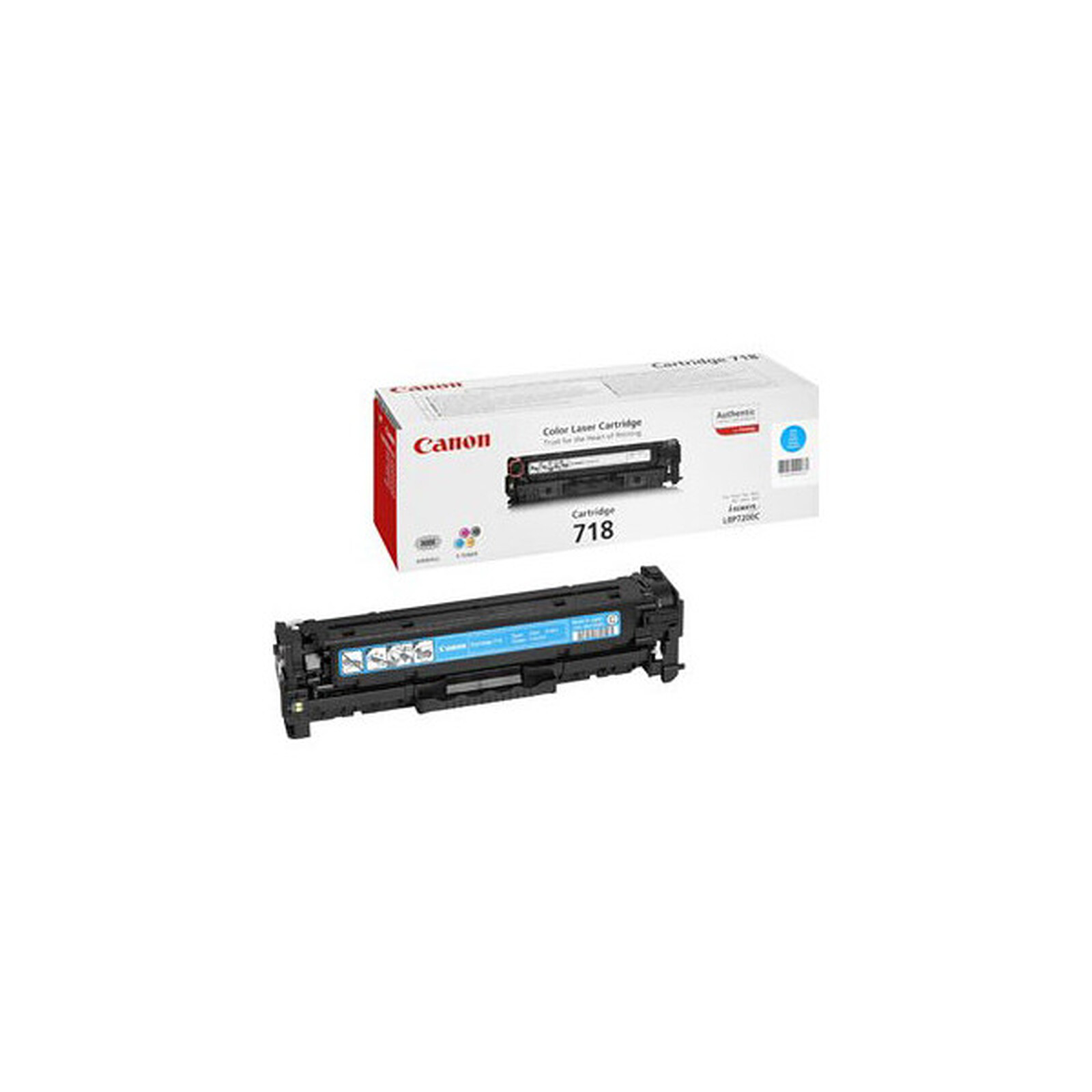 Toner Canon 718 - Cyan - Autre vue