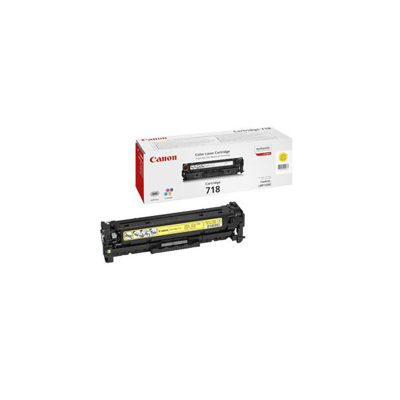 Toner Canon 718 - Jaune - Autre vue