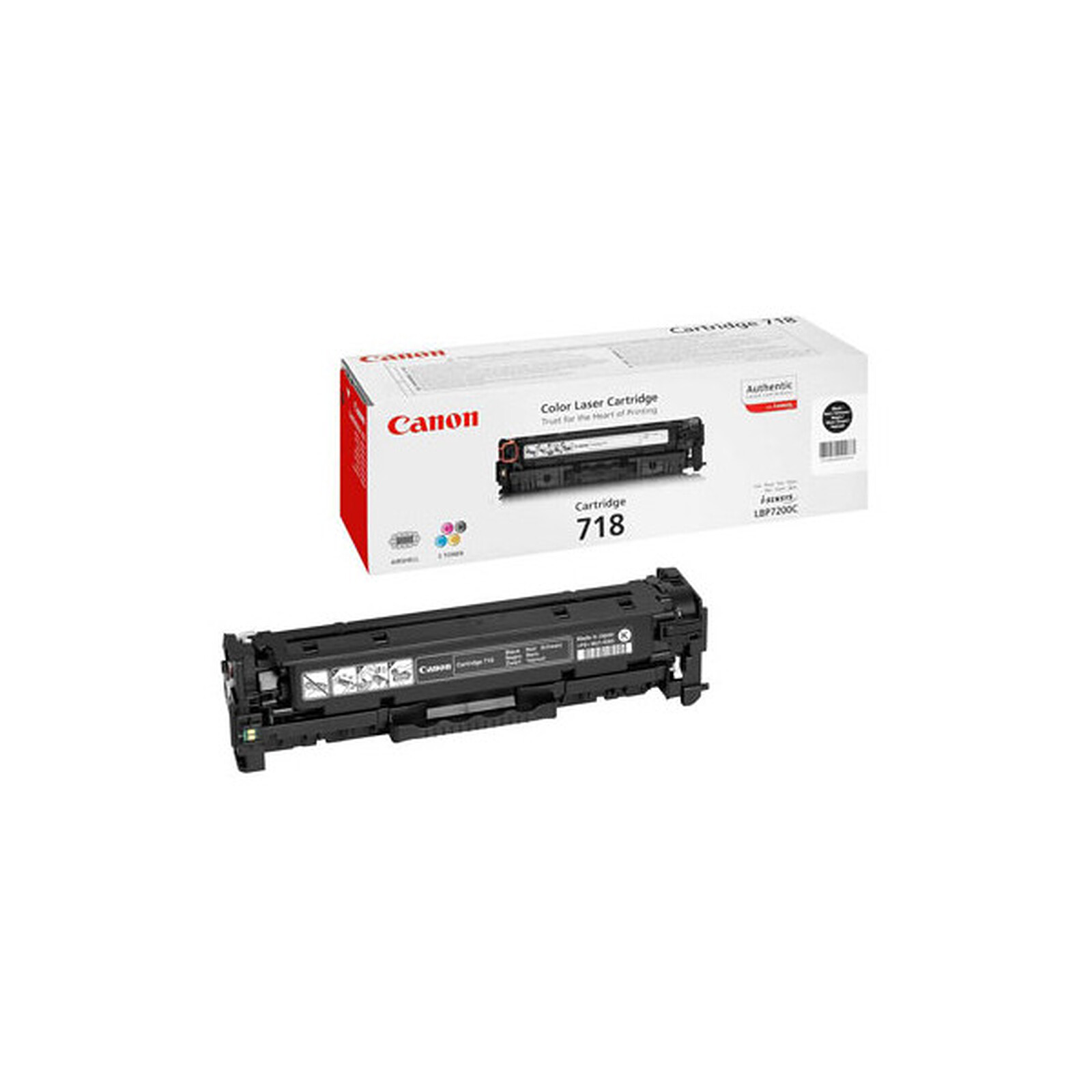 Toner Canon 718 - Noir - Autre vue