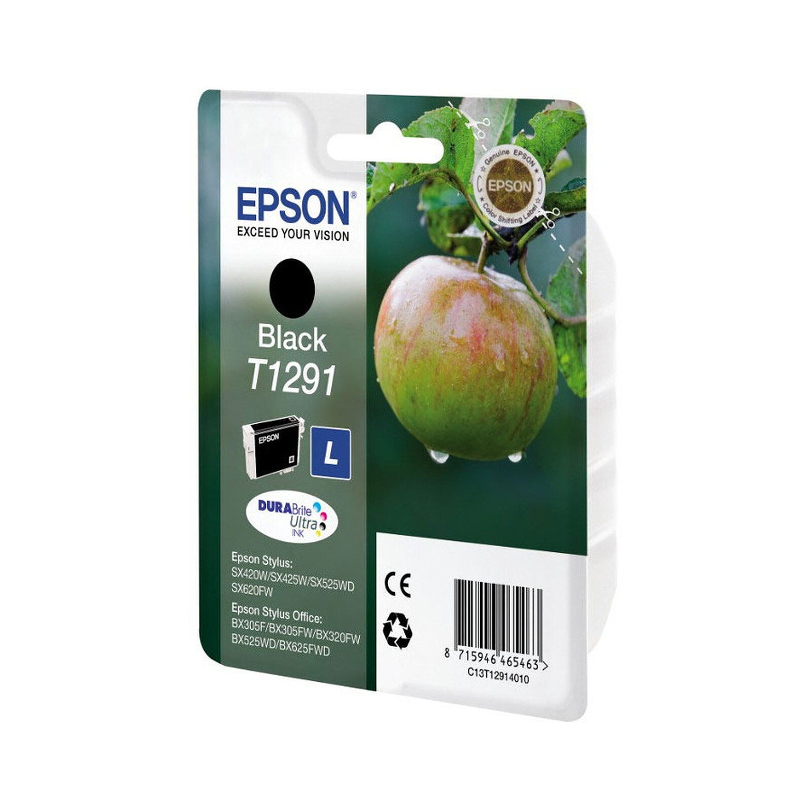 Cartouche d'encre Epson T1291 Noir - Autre vue