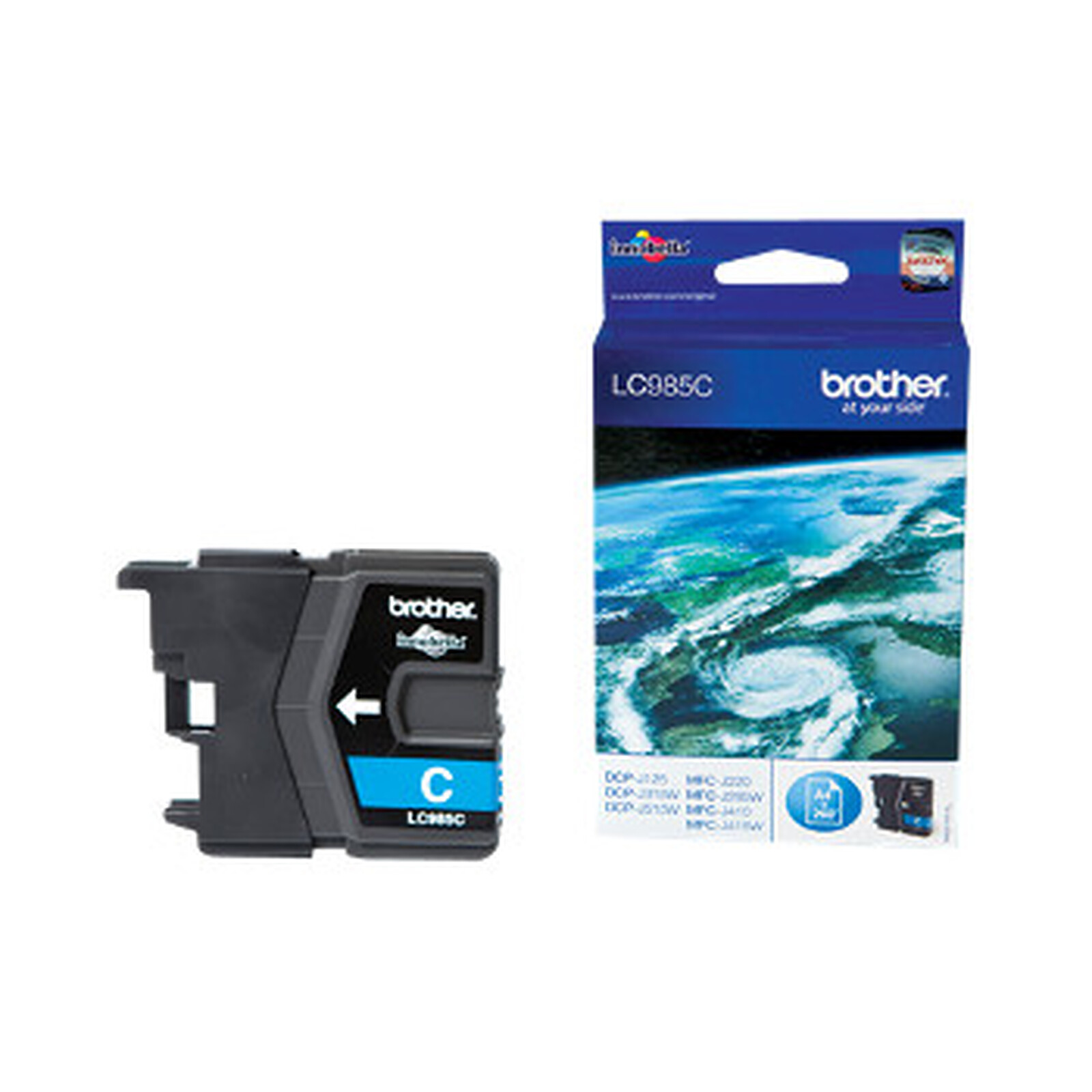Cartouche d'encre Brother LC985C Cyan - Autre vue