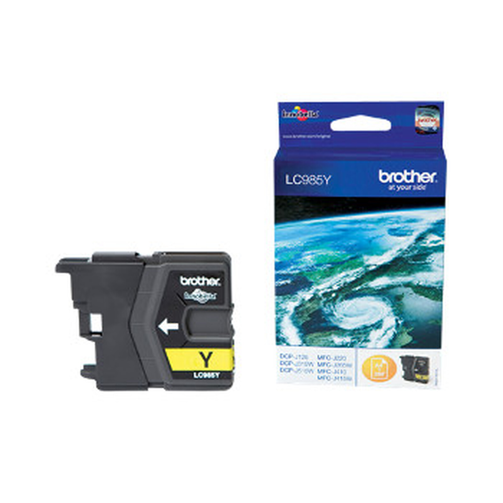 Cartouche d'encre Brother LC985Y Jaune - Autre vue