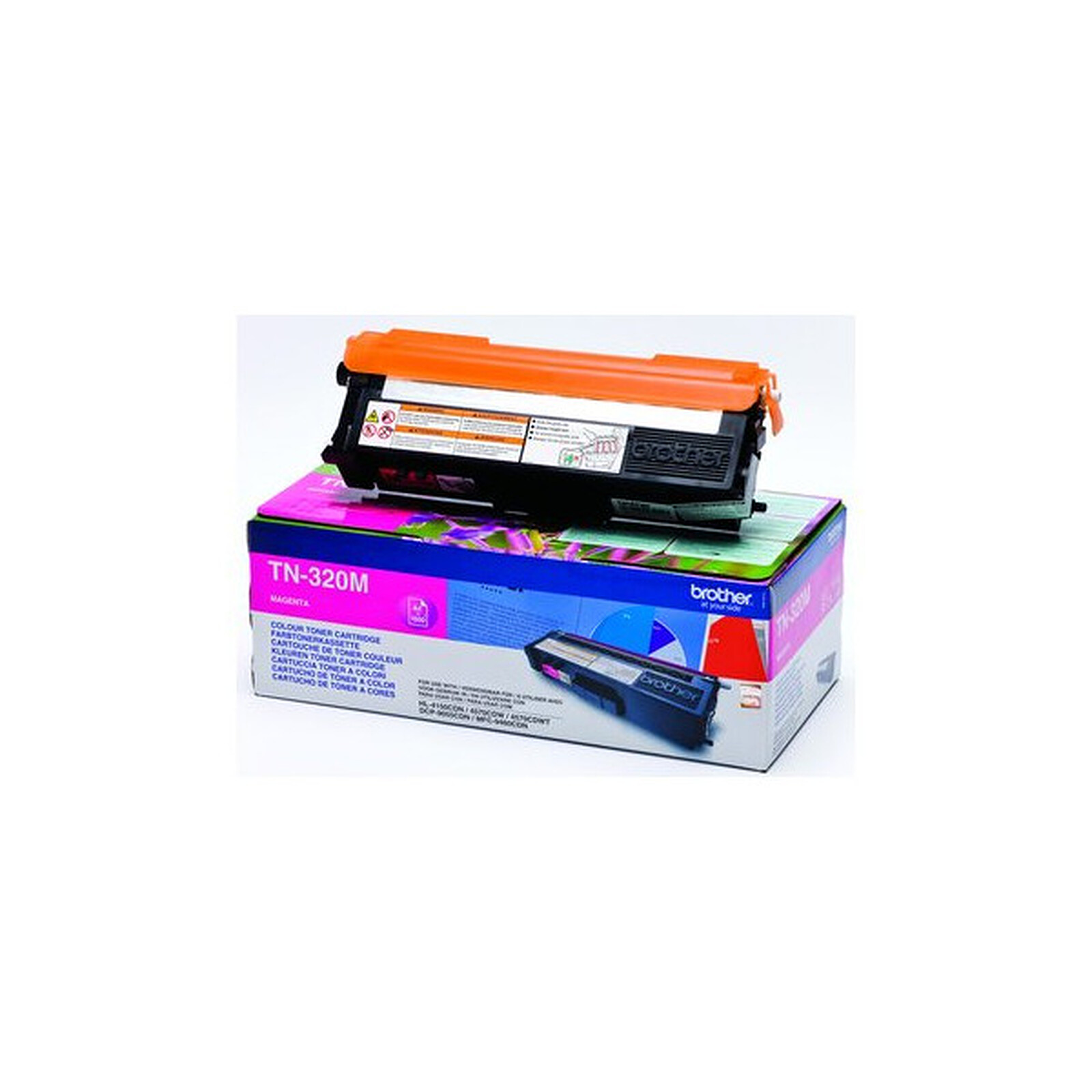Toner Brother TN-320 - Magenta - Autre vue