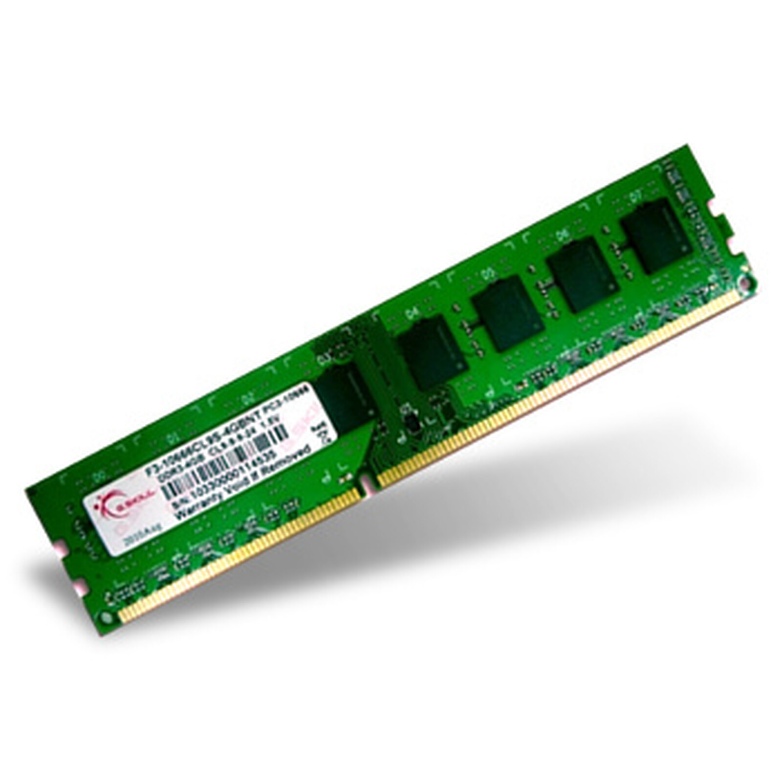 Mémoire RAM G.Skill Value DDR3 1 x 4 Go 1333 MHz NT CAS 9 - Autre vue