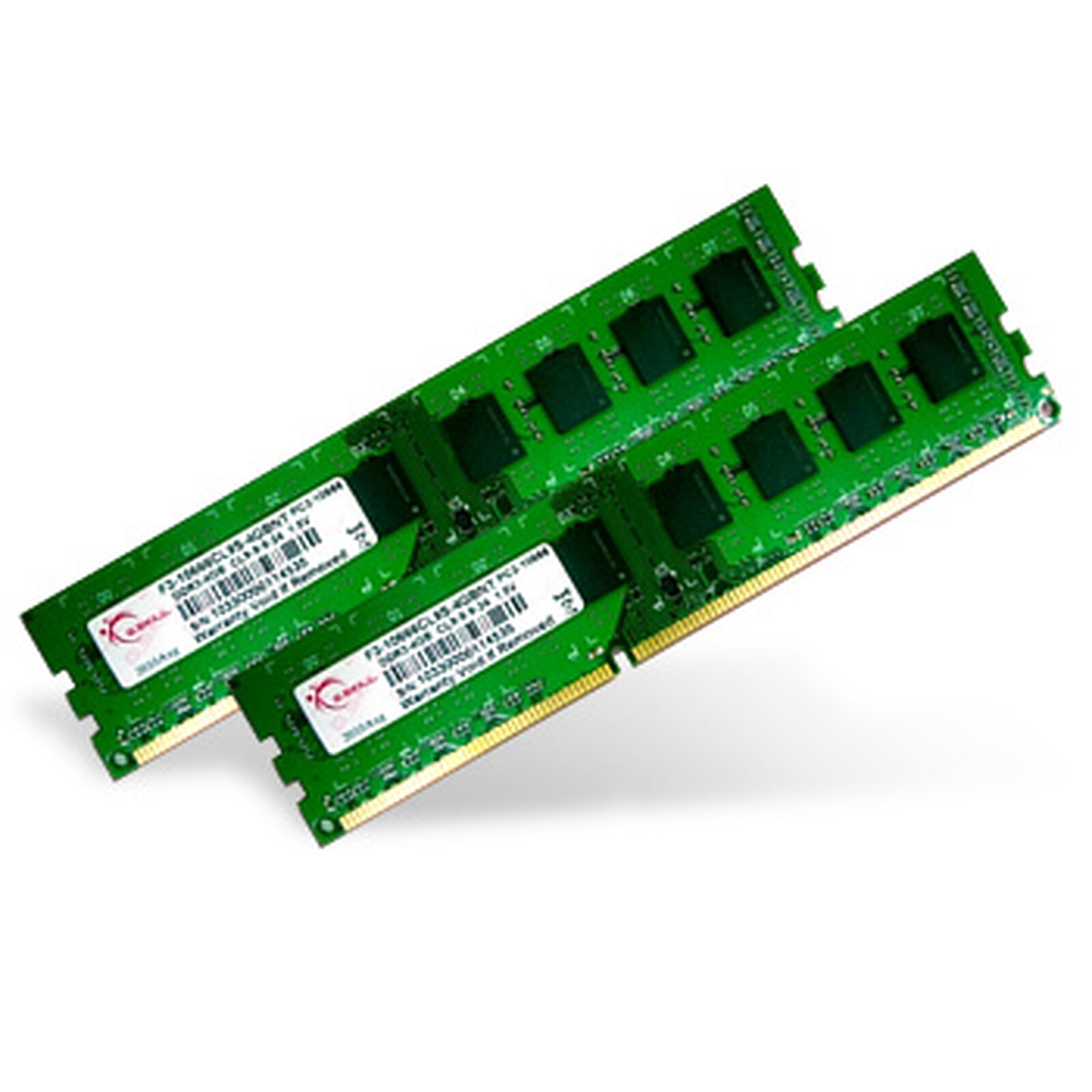 Mémoire RAM G.Skill Value DDR3 2 x 4 Go 1333 MHz NT CAS 9 - Autre vue