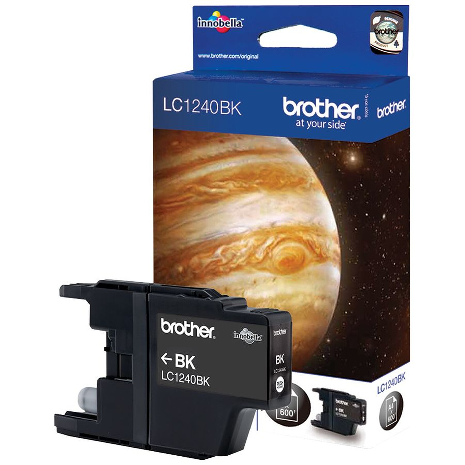 Cartouche d'encre Brother LC1240 - Noir - Autre vue