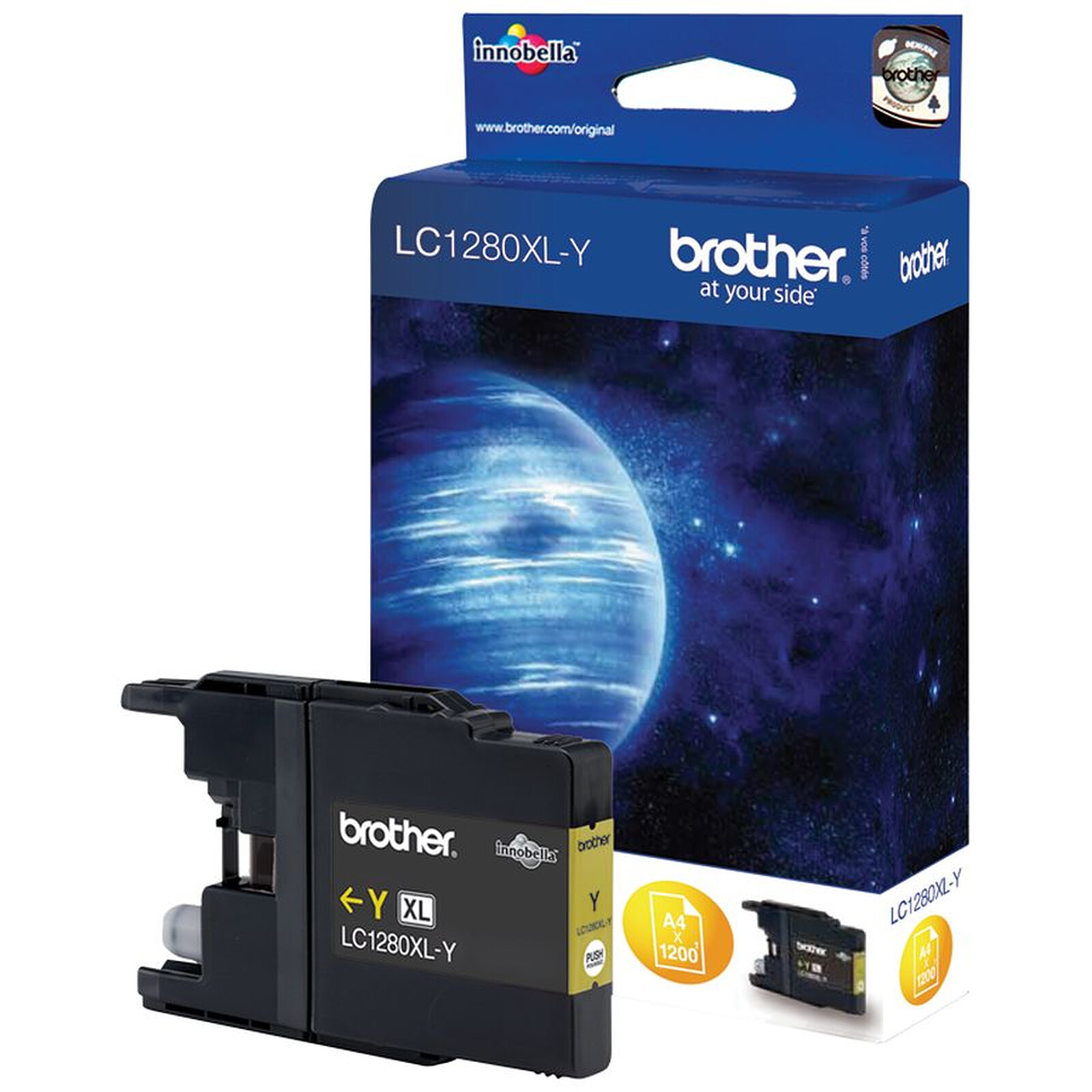 Cartouche d'encre Brother LC1280XL - Jaune - Autre vue