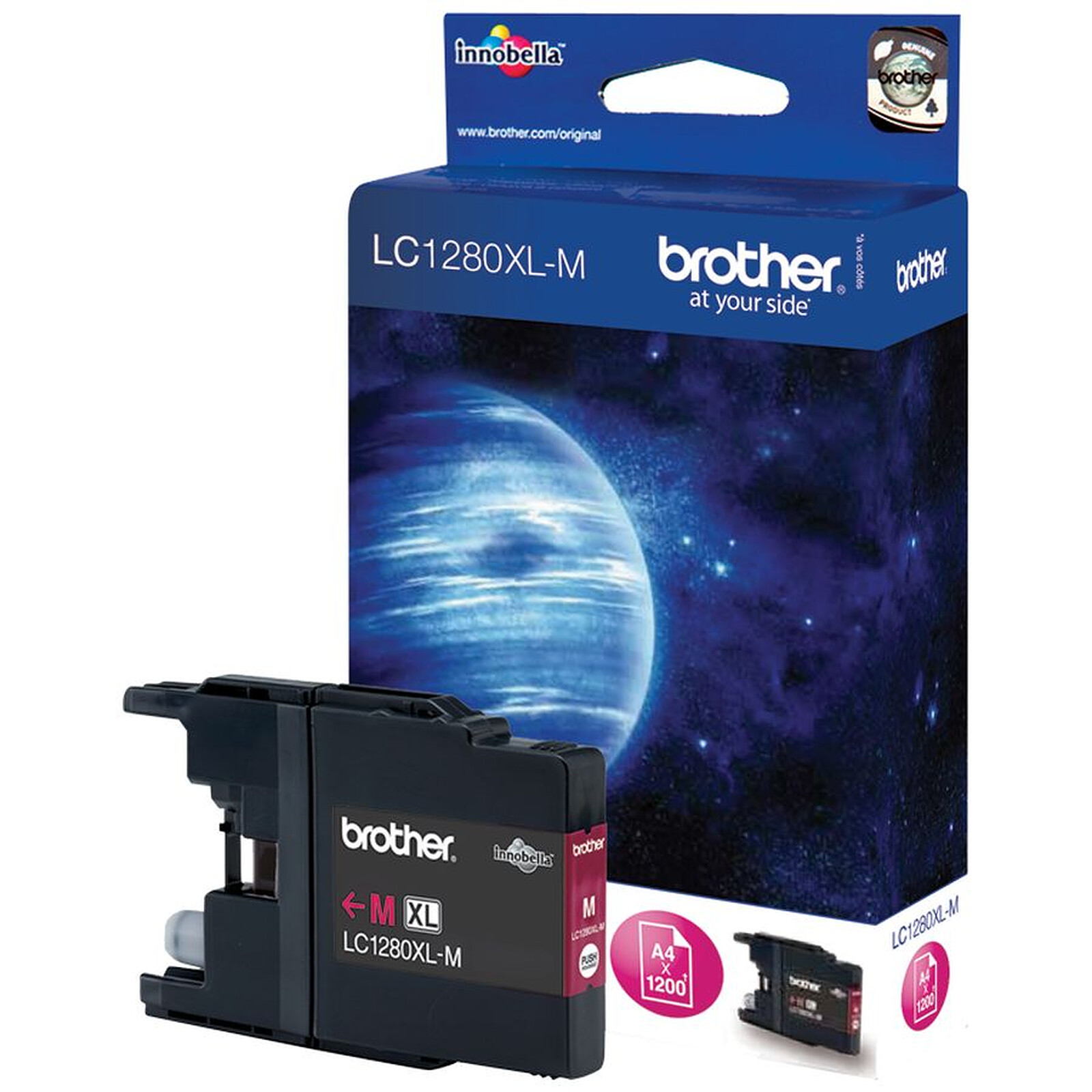 Cartouche d'encre Brother LC1280XL - Magenta - Autre vue
