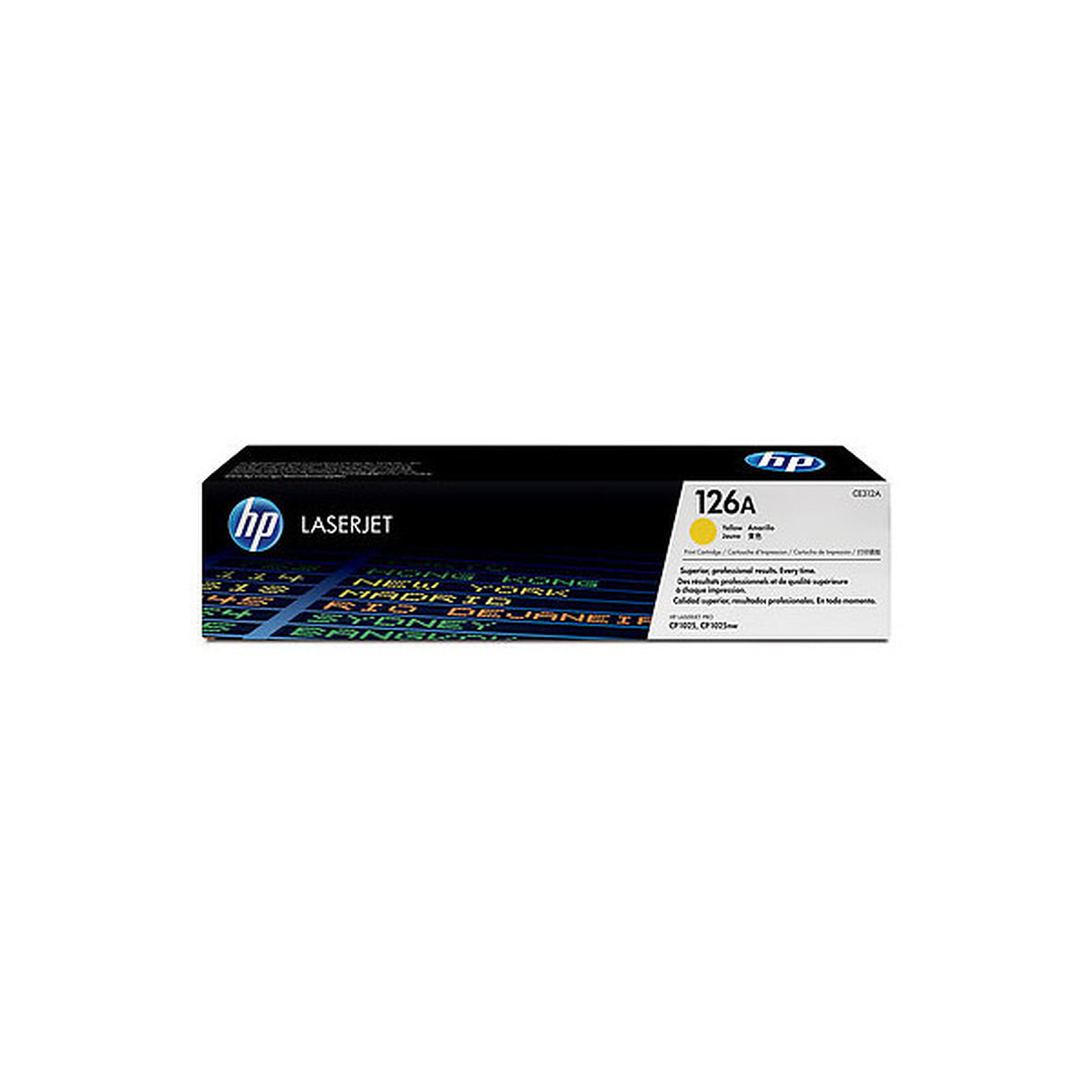Toner HP 126A (CE312A) -  Jaune - Autre vue