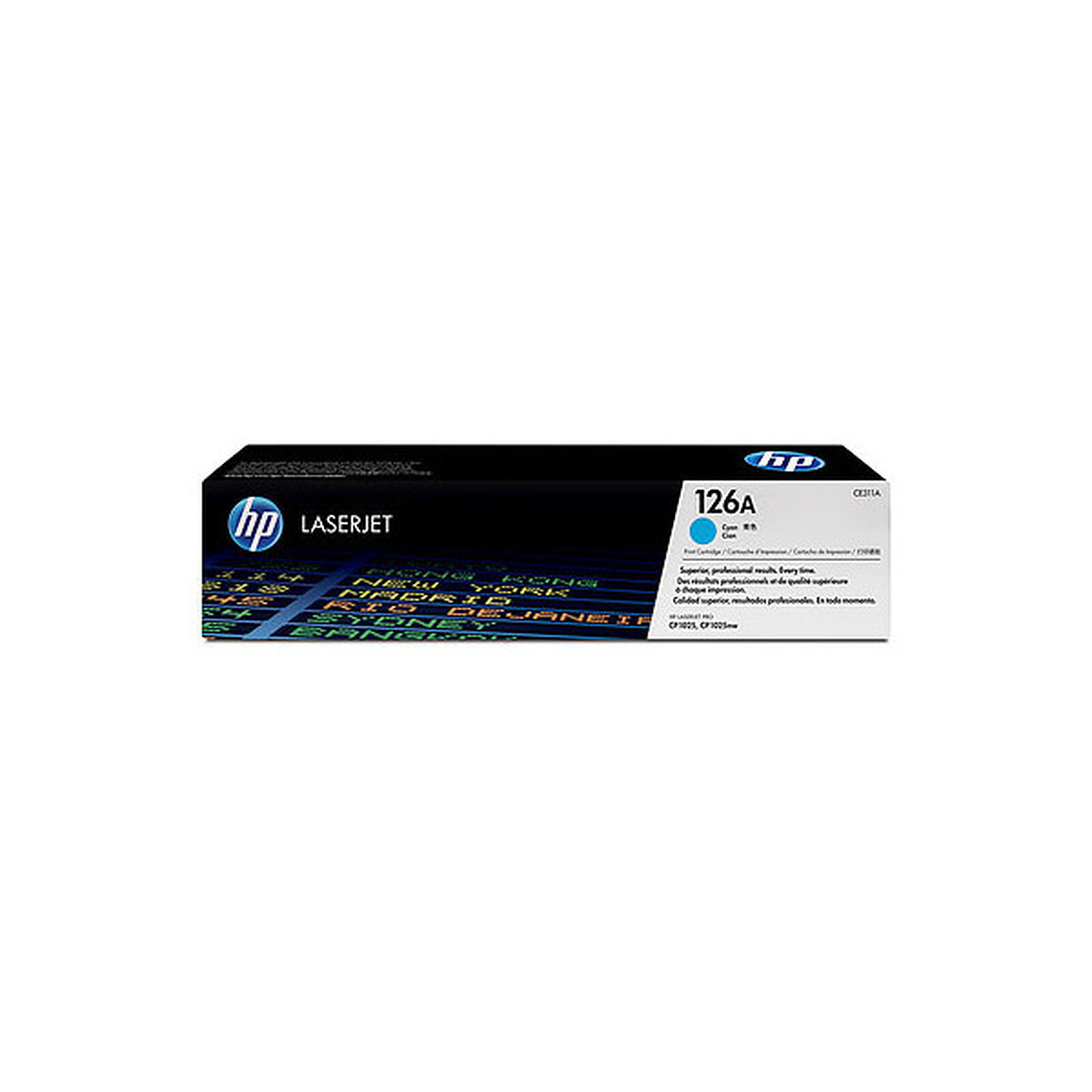 Toner HP 126A (CE311A) -  Cyan - Autre vue