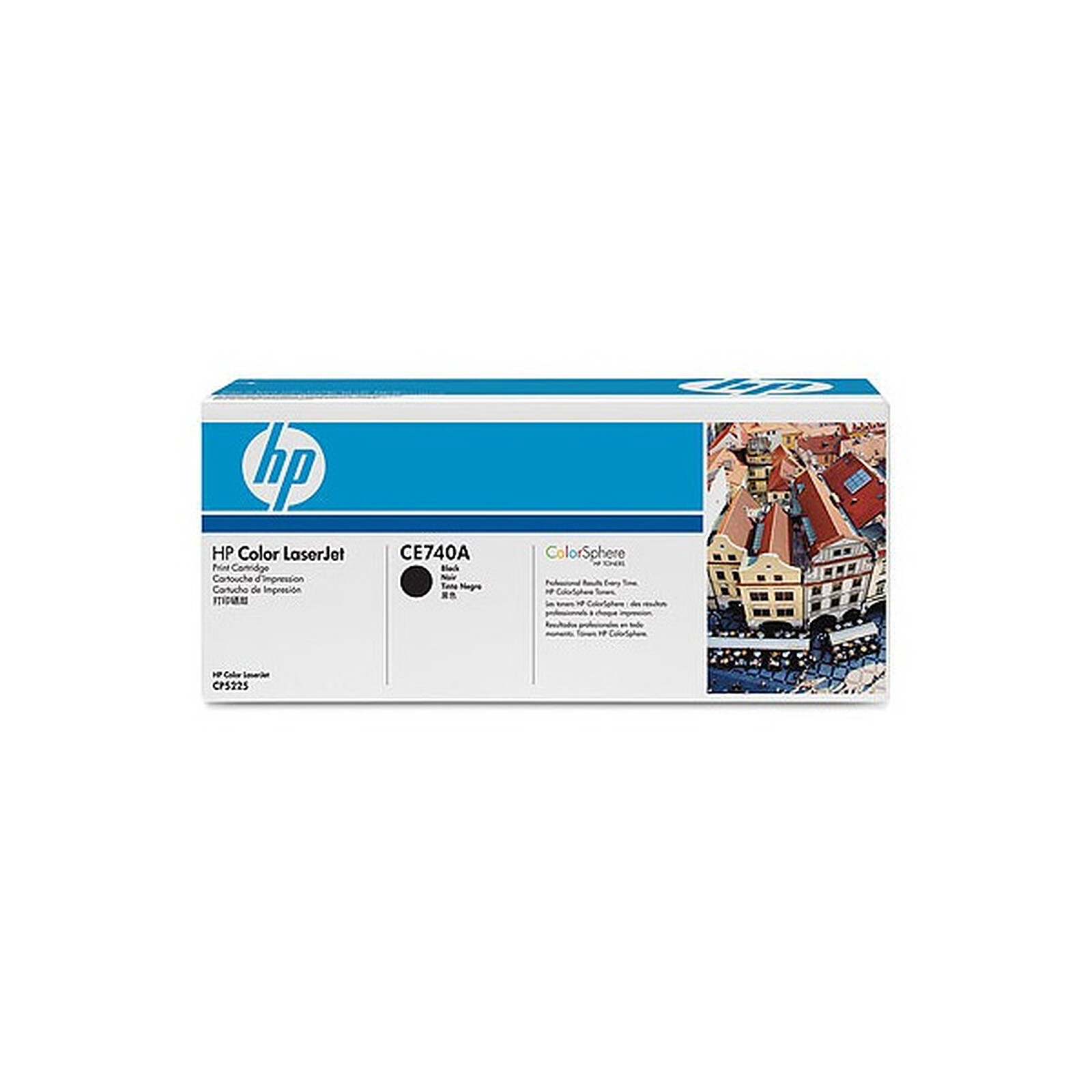 Toner HP 307A (CE740A) - Noir - Autre vue