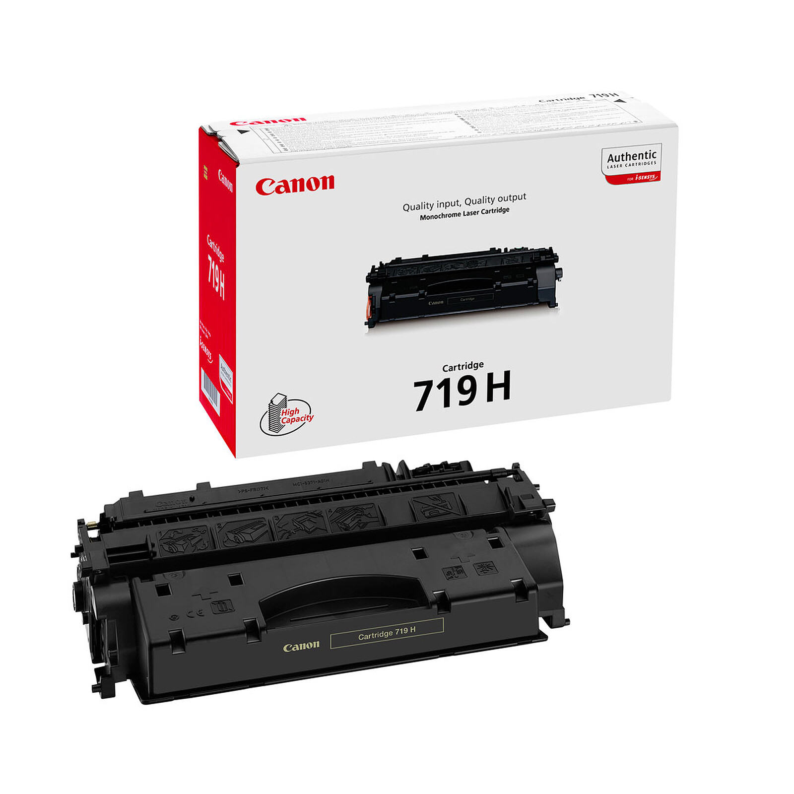 Toner Canon 719H - Noir Haute Capacité - Autre vue