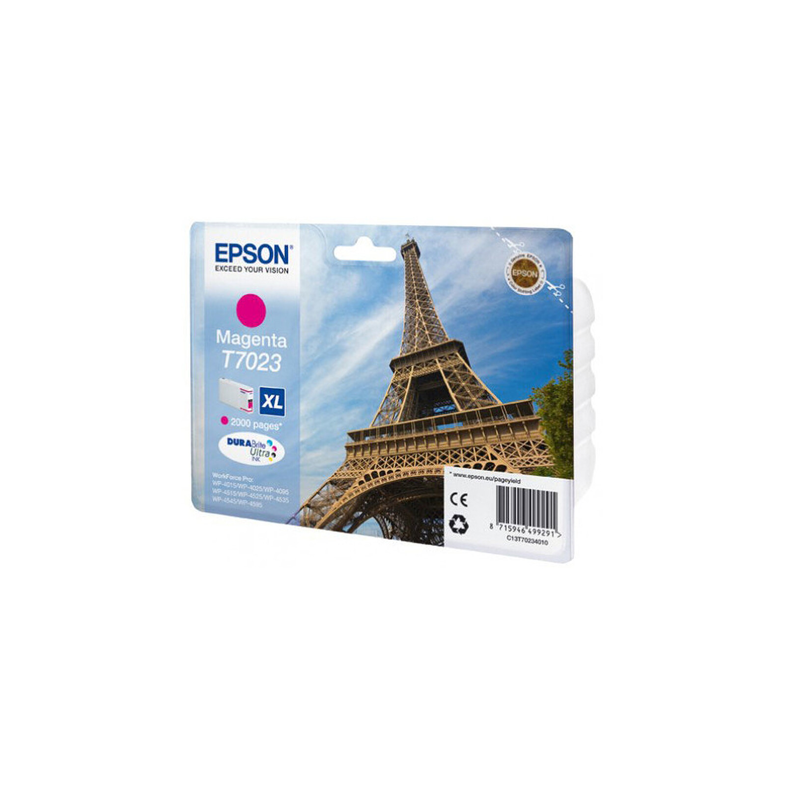 Cartouche d'encre Epson T7023 XL Magenta - C13T70234010 - Autre vue