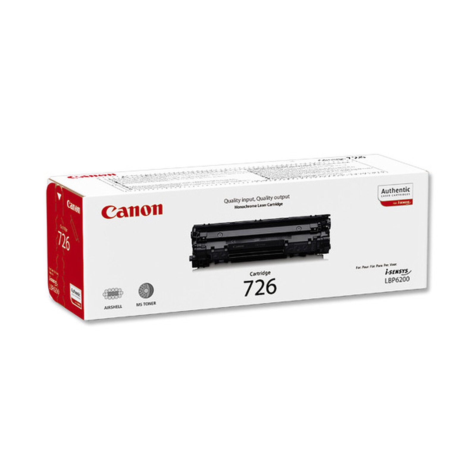 Toner Canon 726 - Noir - Autre vue
