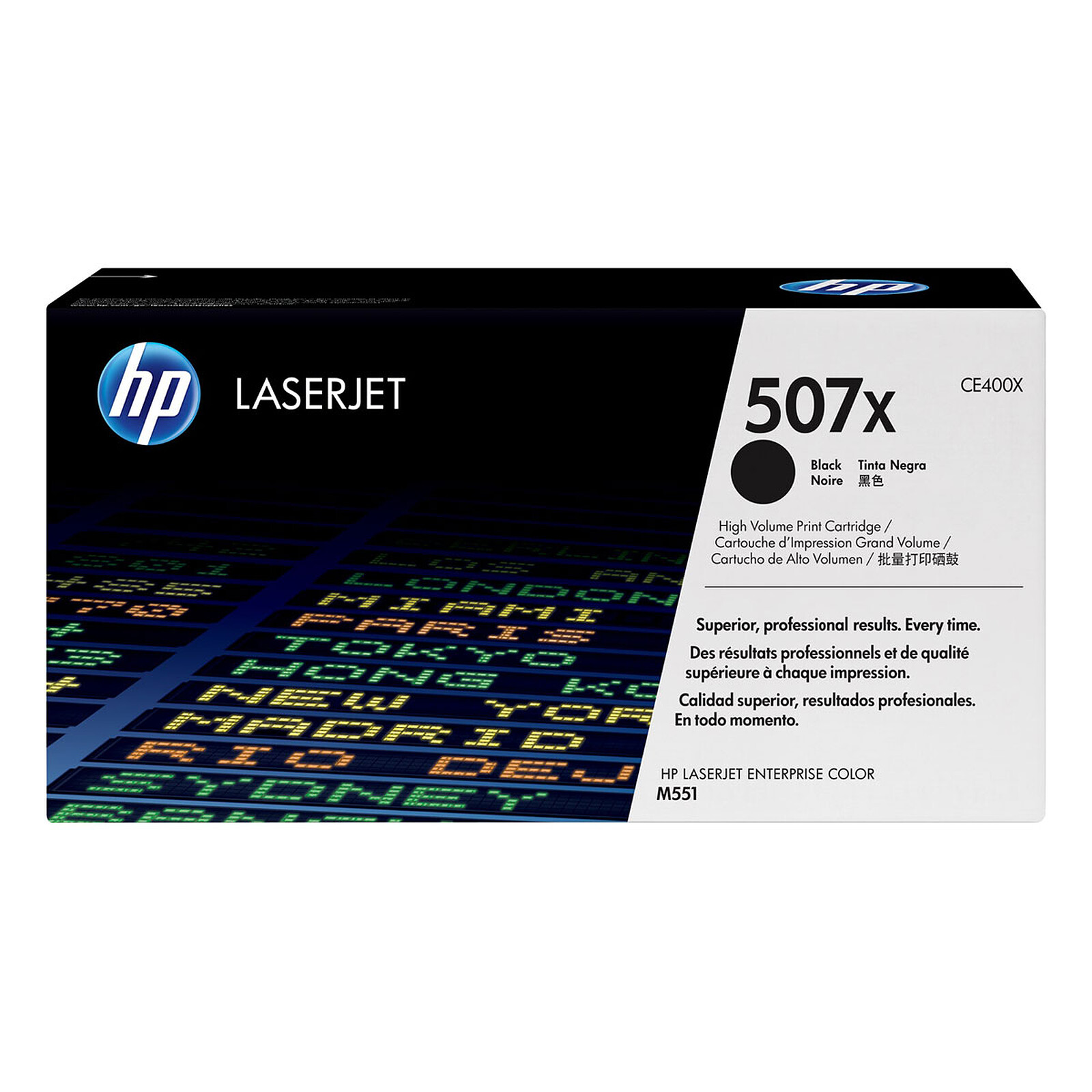 Toner HP 507X (CE400X) - Noir grande capacité - Autre vue