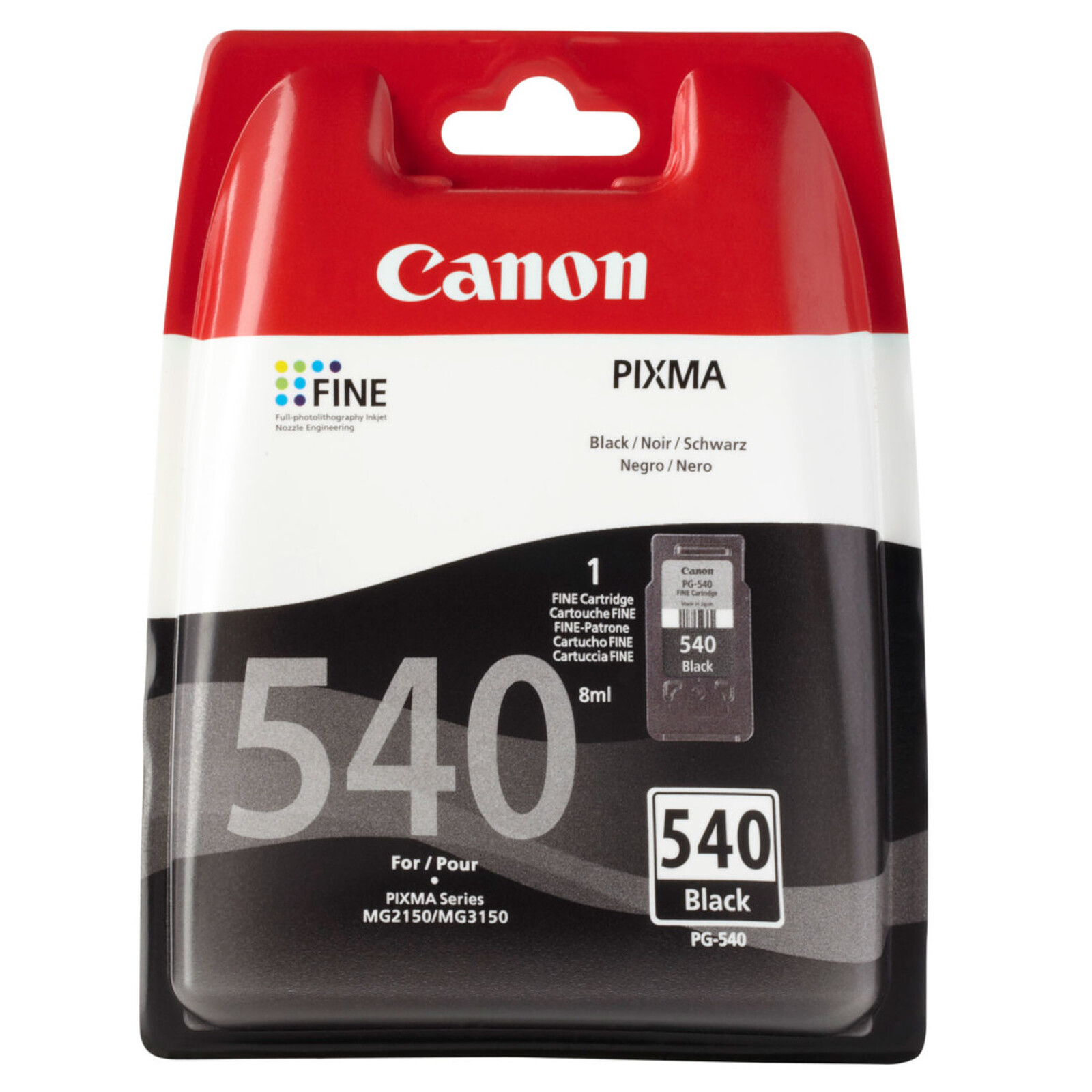 Cartouche d'encre Canon PG-540 Noir standard - Autre vue