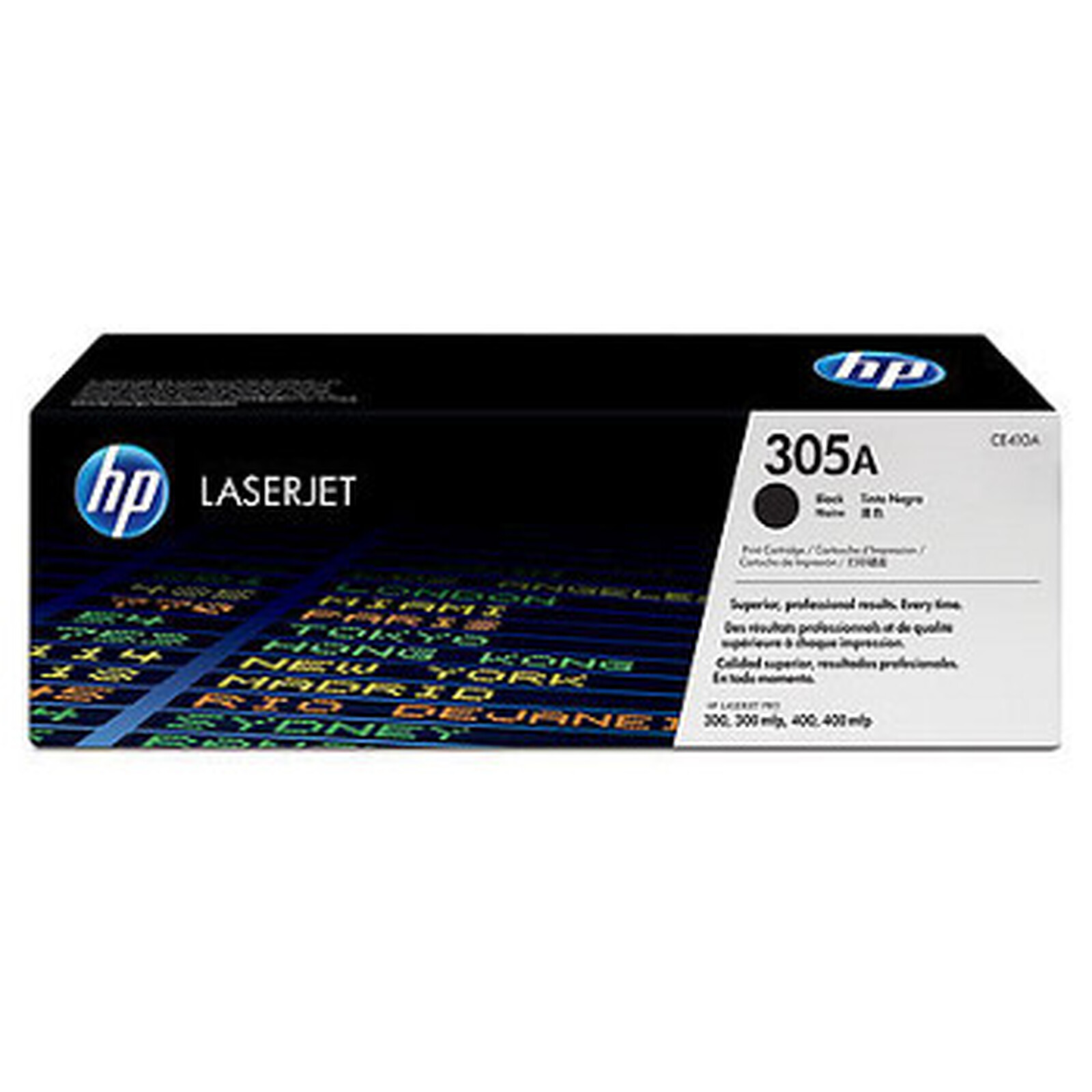 Toner HP 305A (CE410A) - Noir - Autre vue