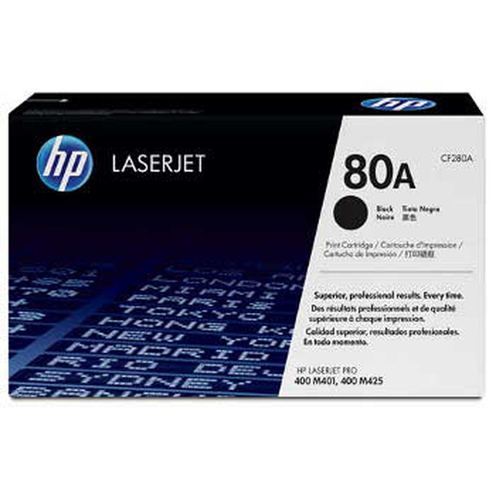 Toner HP 80A (CF280A) - Noir - Autre vue
