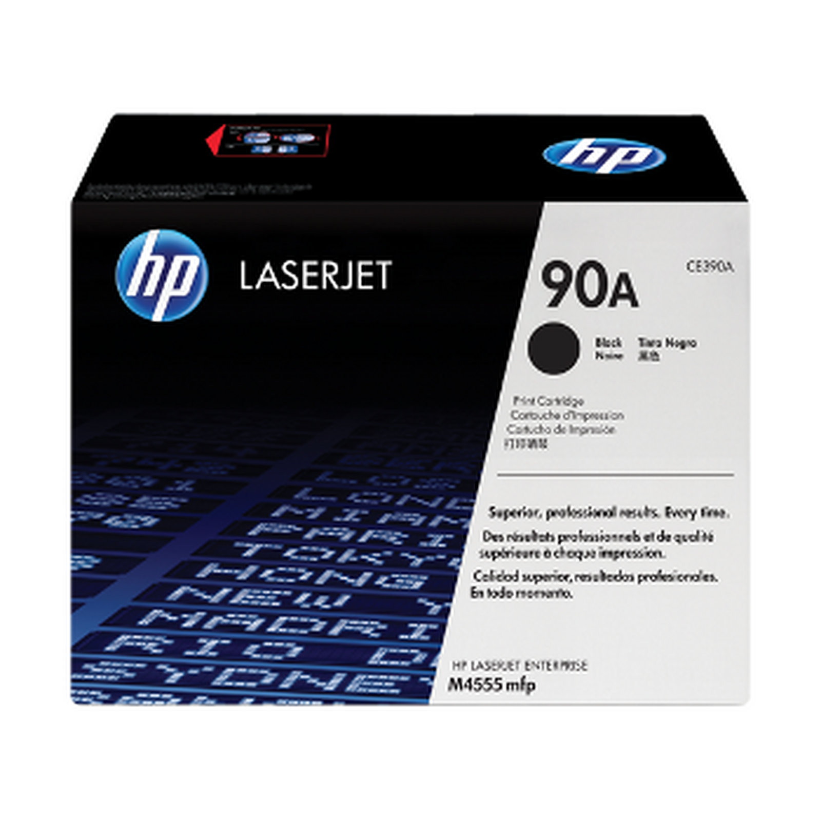 Toner HP 90A (CE390A) - Noir - Autre vue