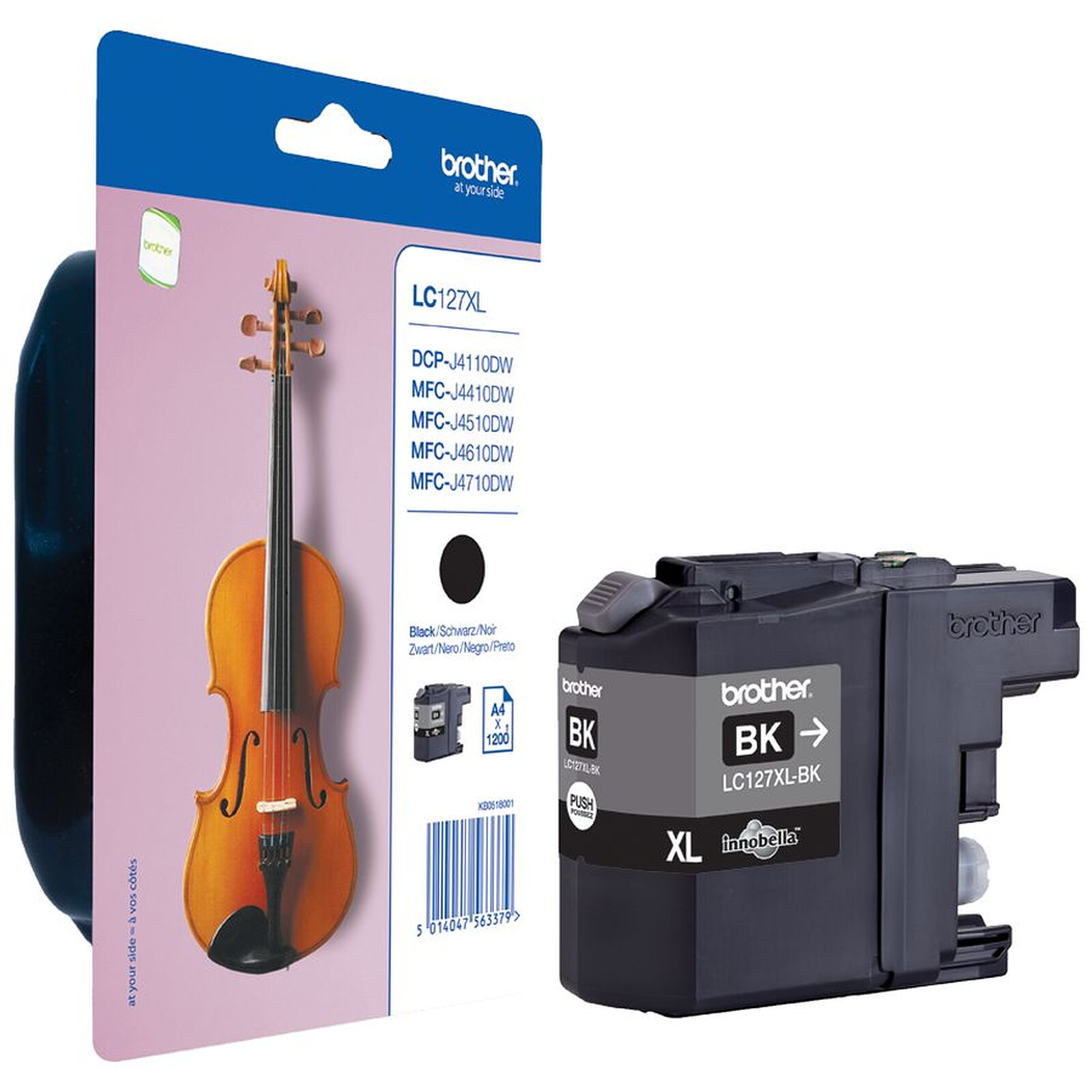 Cartouche d'encre Brother LC127XLBK - Noir - Autre vue