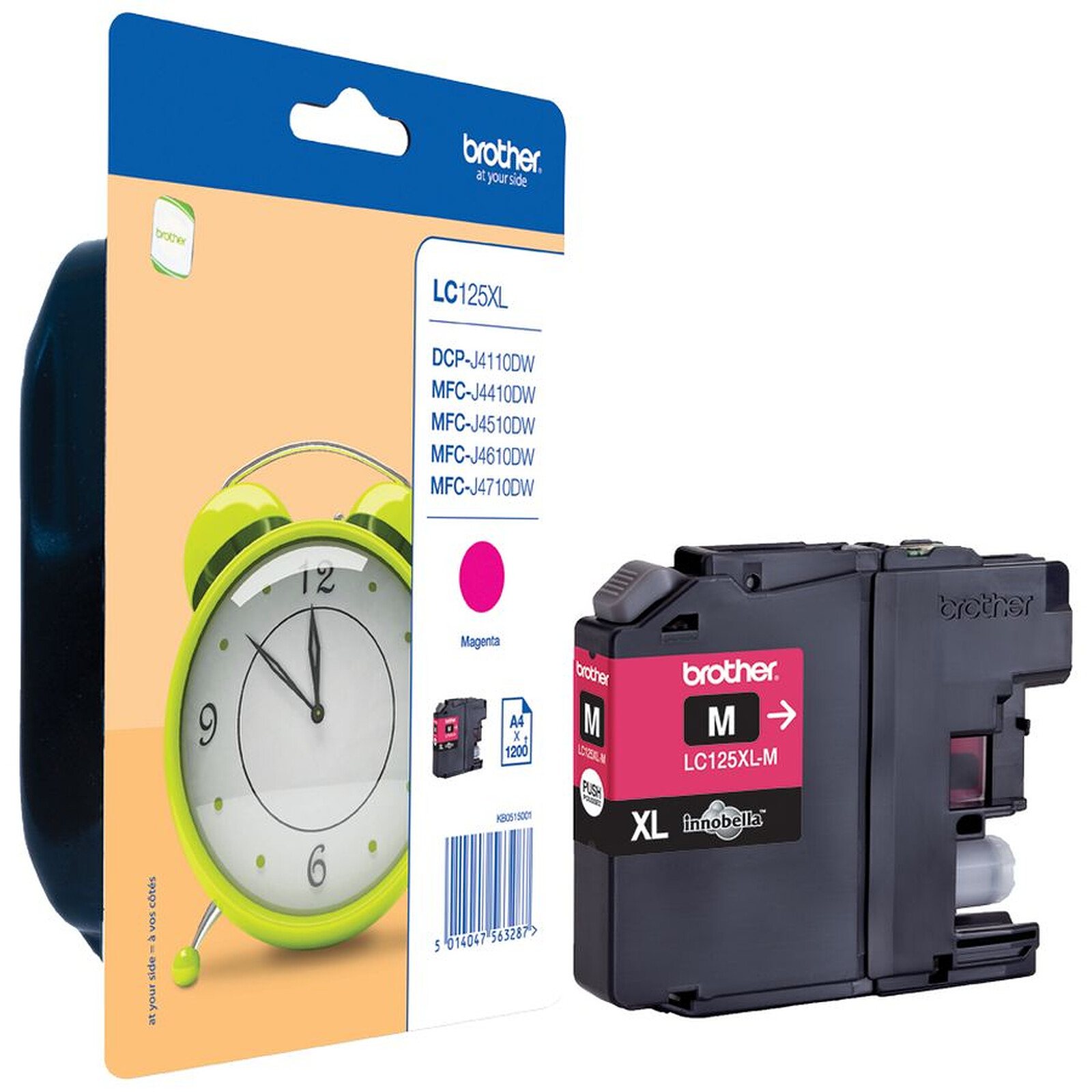 Cartouche d'encre Brother LC125XL - Magenta Grande capacité - Autre vue
