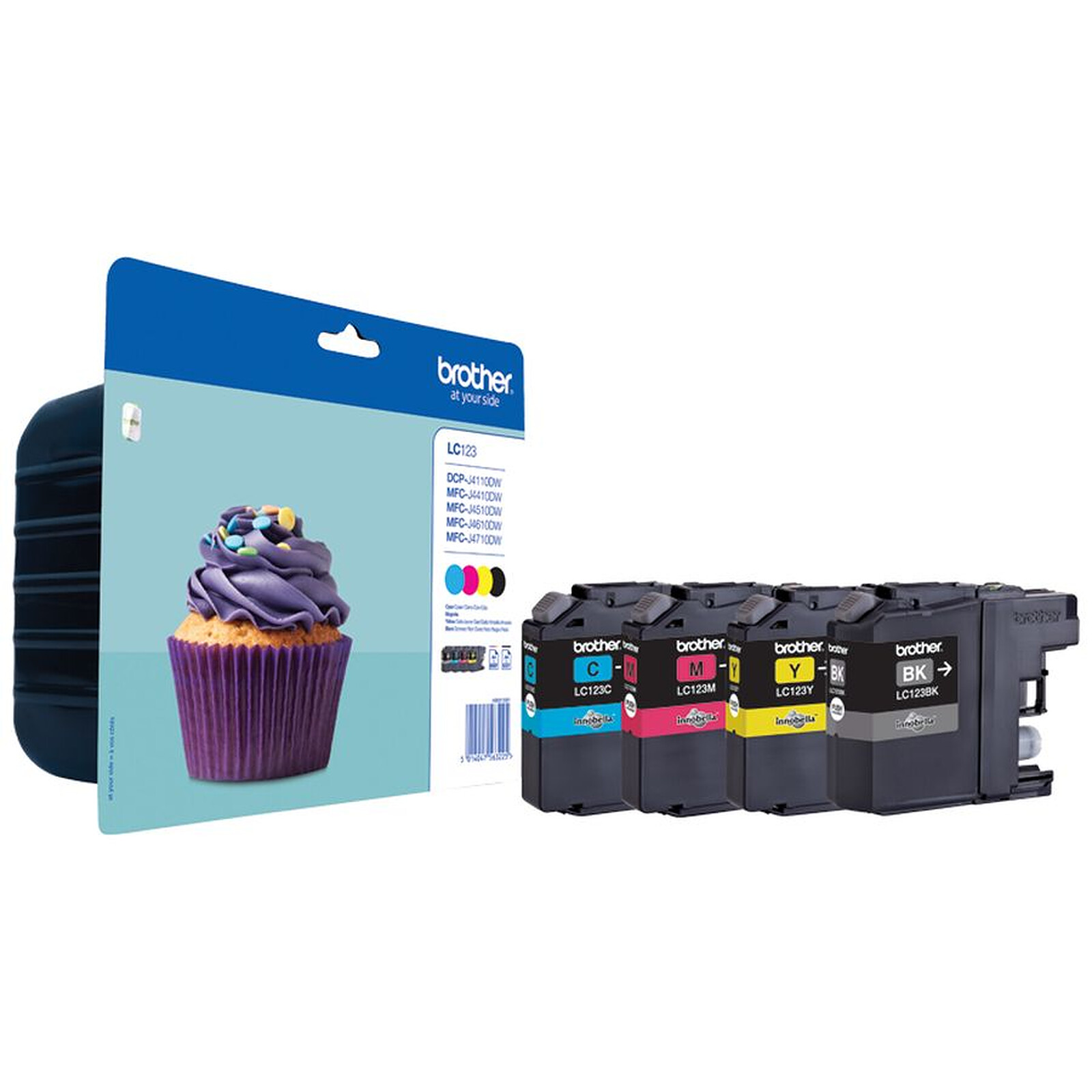 Cartouche d'encre Brother LC123 Value Pack - Multipack - Autre vue