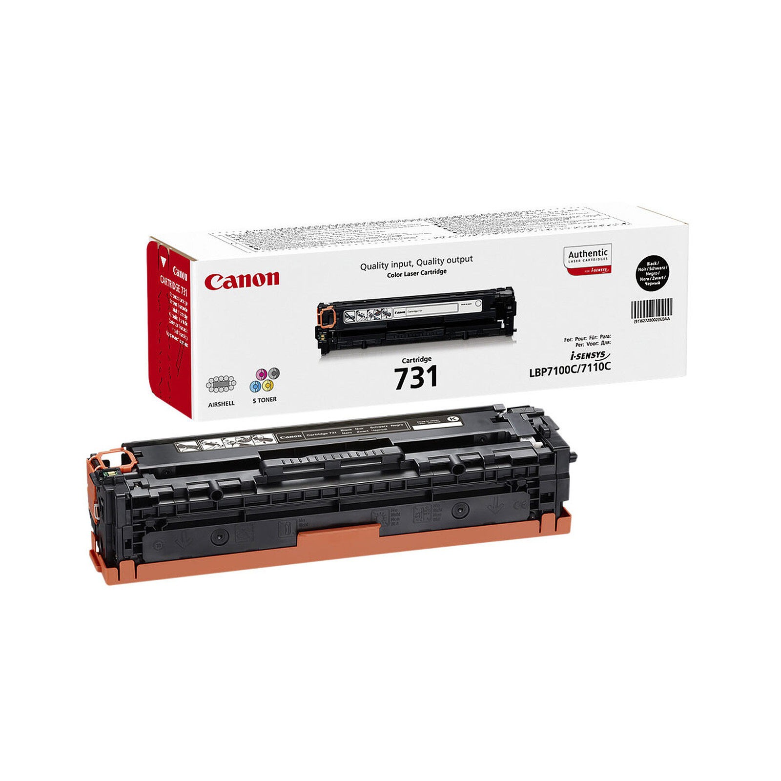 Toner Canon 731 - Noir - Autre vue