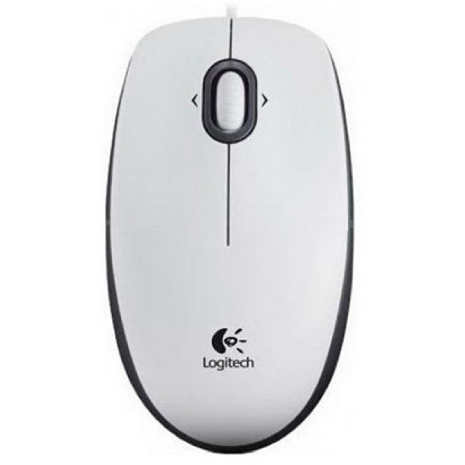 Souris PC Logitech B100 - Blanc - Autre vue