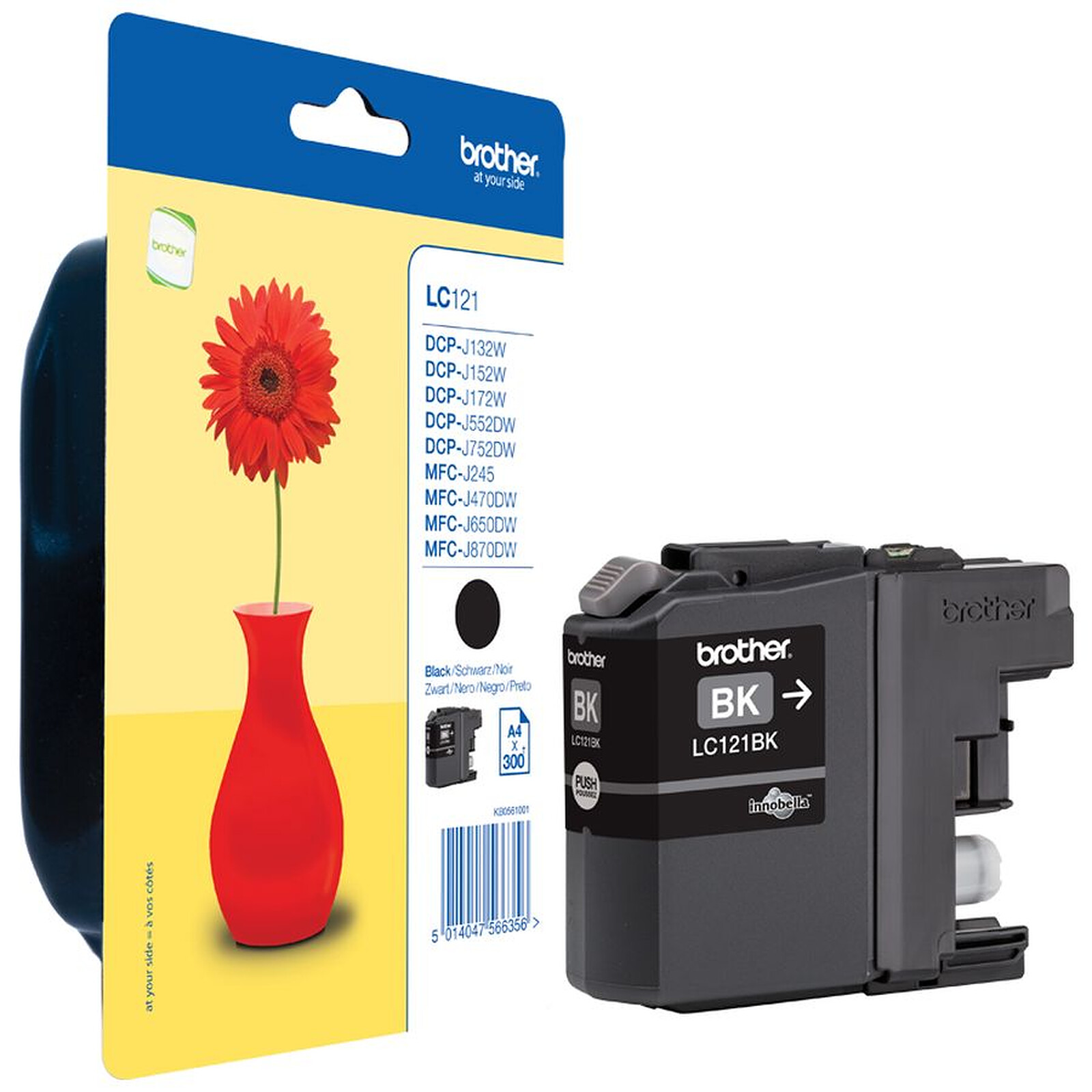 Cartouche d'encre Brother LC121 - Noir - Autre vue